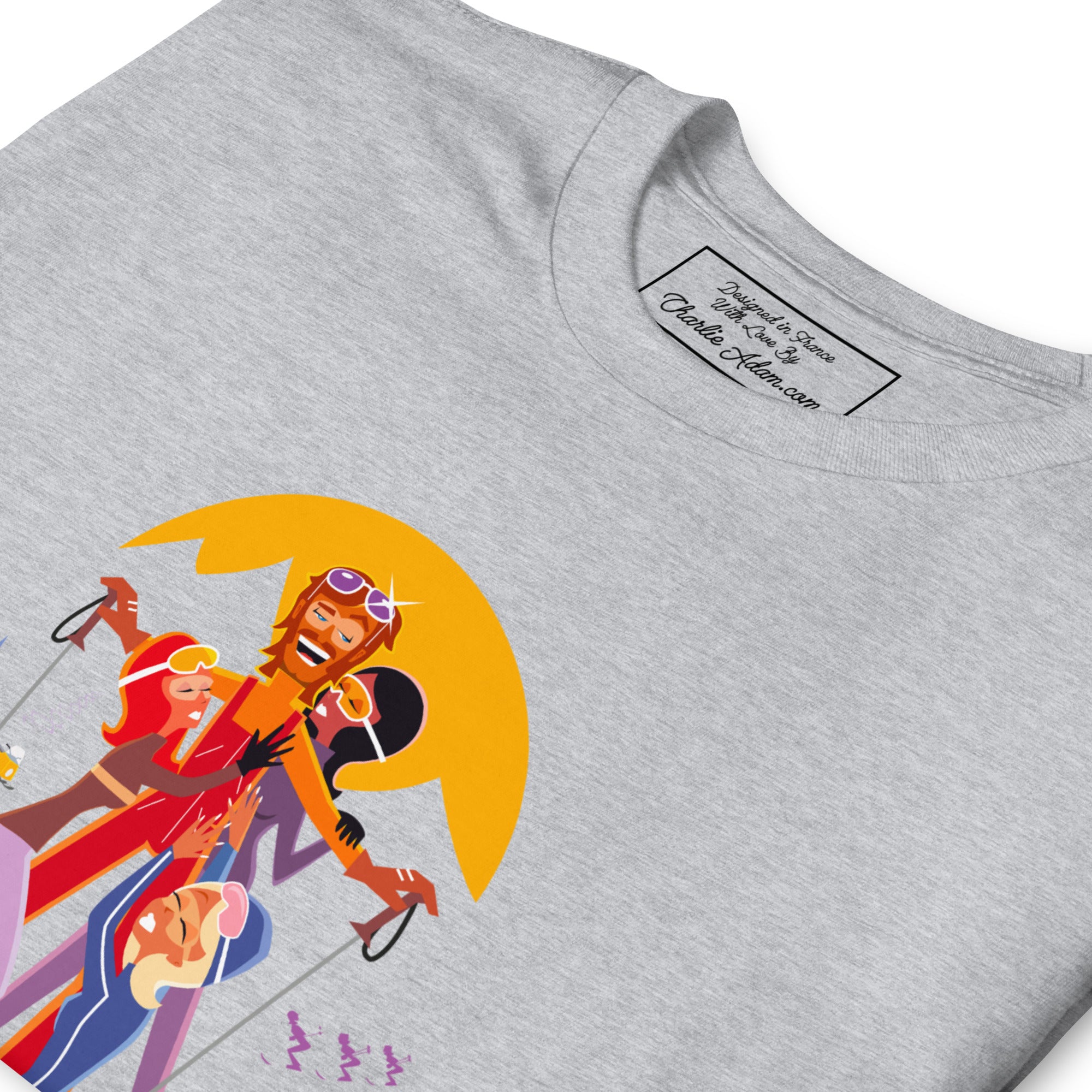 T-shirt softstyle en coton Love instructor First lesson free