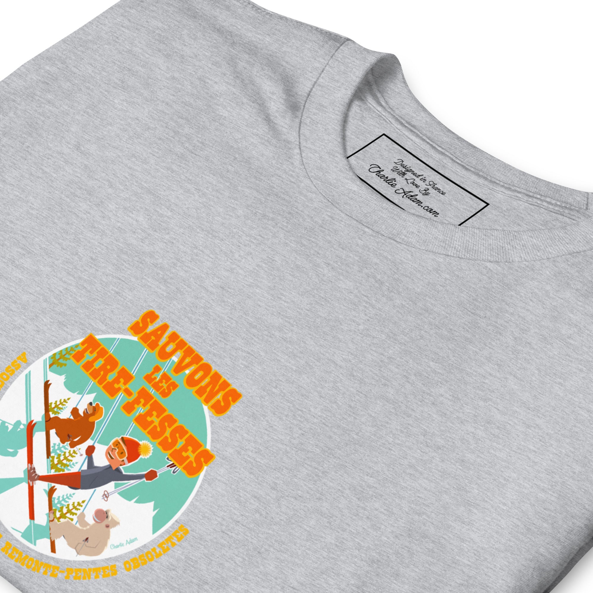 T-shirt softstyle en coton Sauvons les Tires-fesses