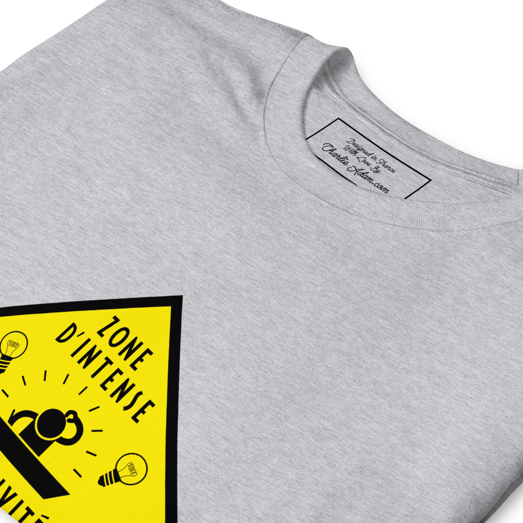 T-shirt softstyle en coton Zone d'intense créativité, Ne pas déranger