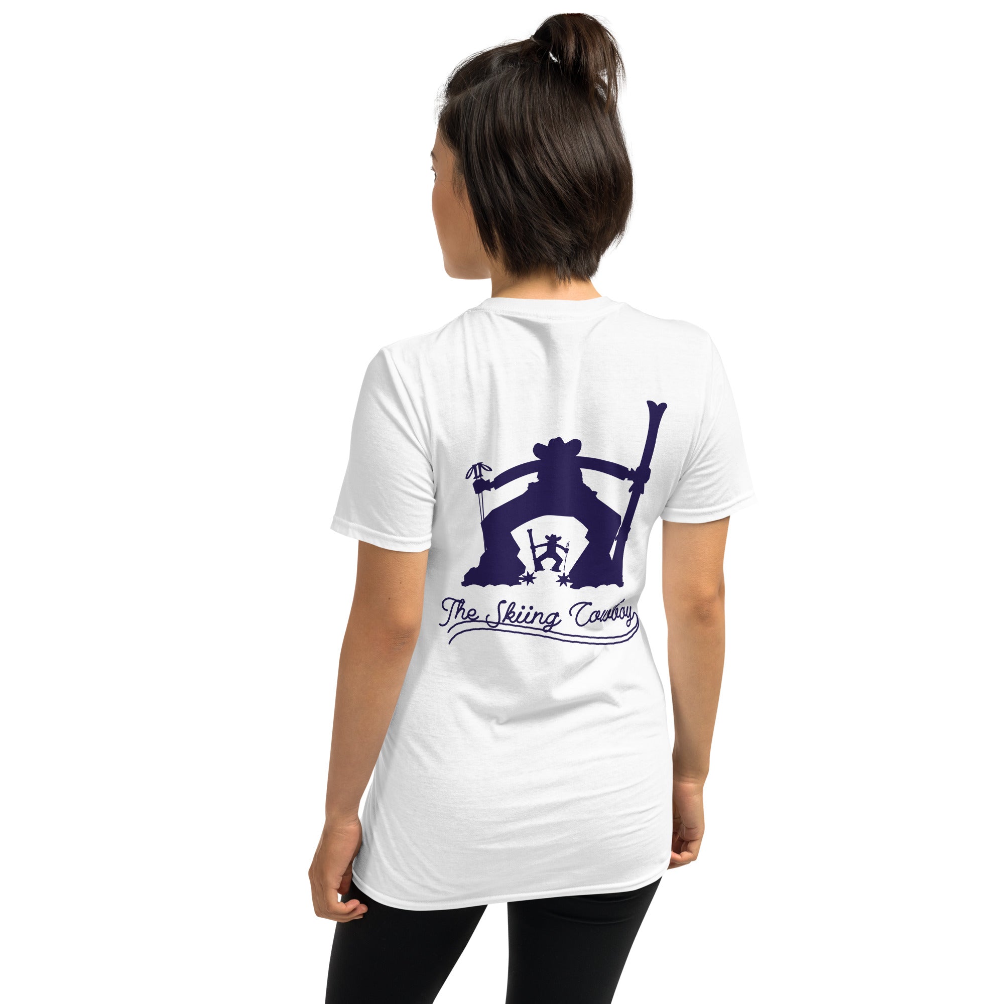 T-shirt softstyle en coton Ski Fight at OK Corral Silhouette