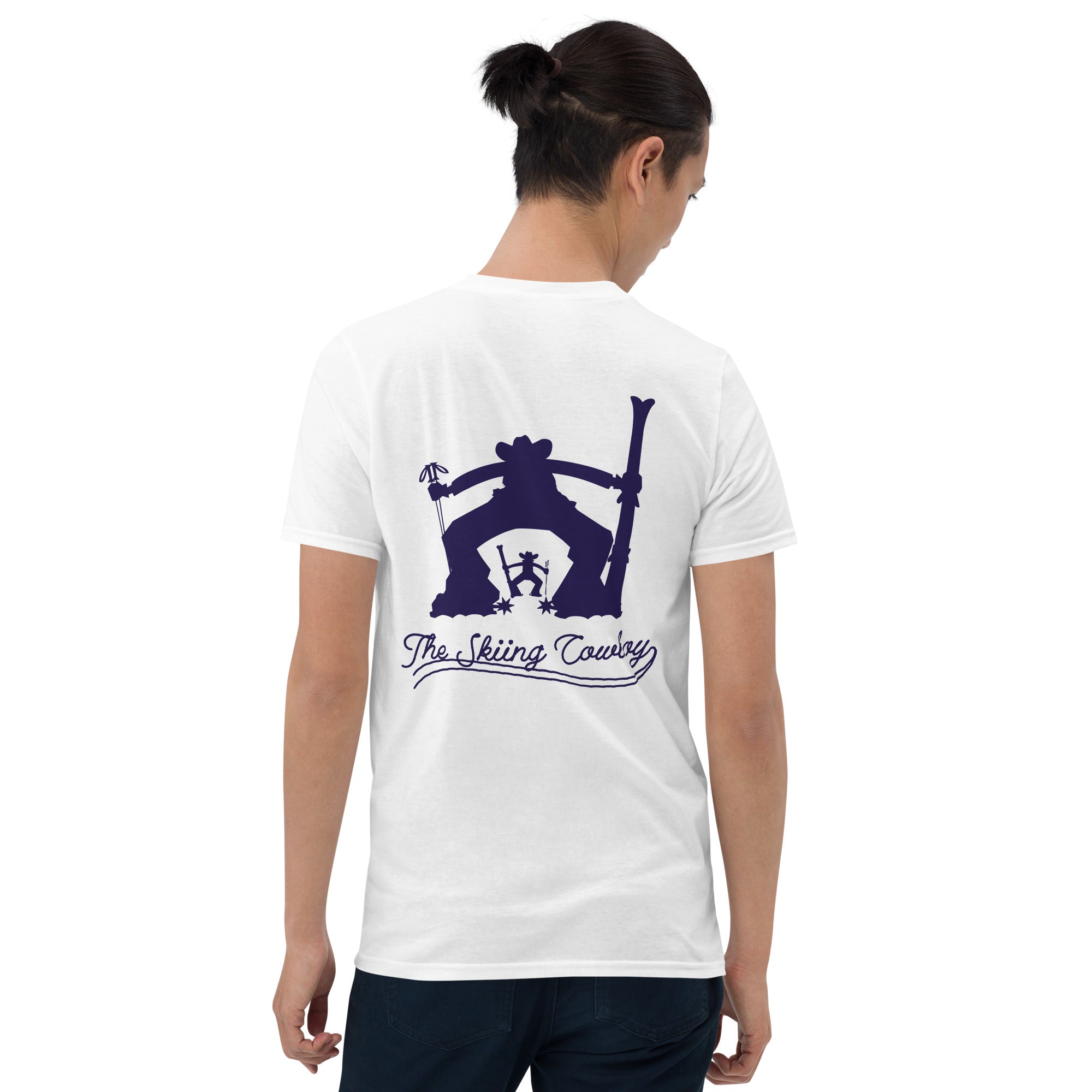T-shirt softstyle en coton Ski Fight at OK Corral Silhouette