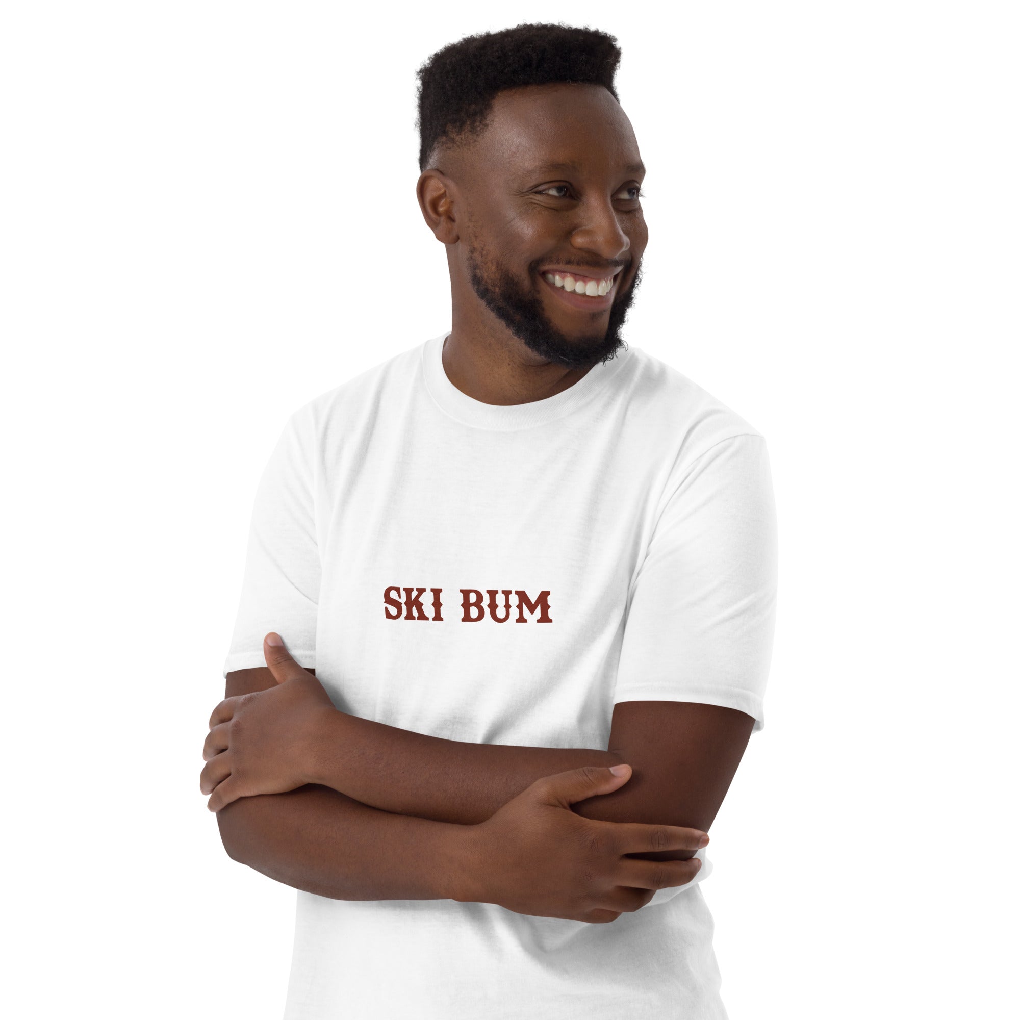 Softstyle Cotton T-Shirt Ski Bum dark text