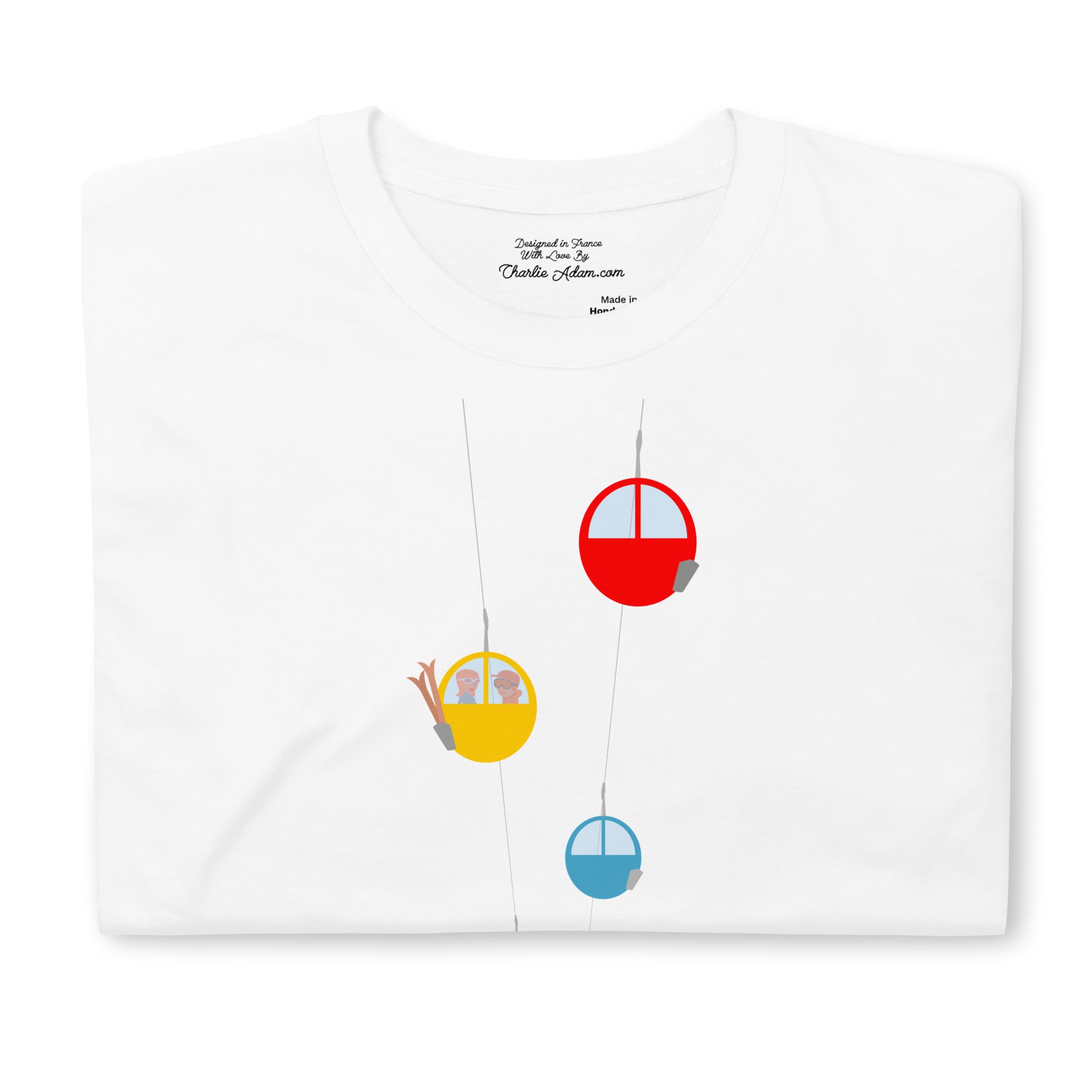 T-shirt softstyle en coton Gondolas in the mist