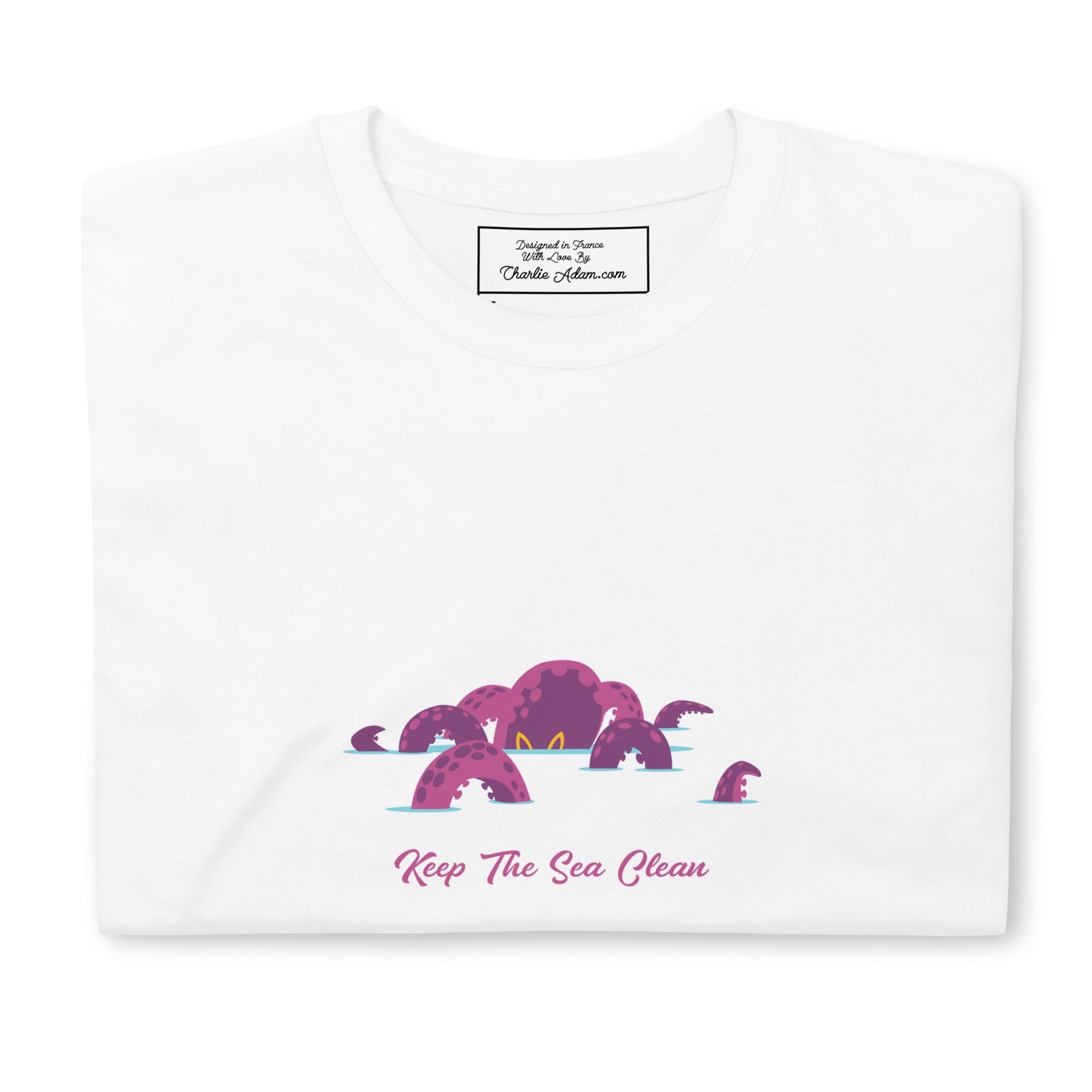 T-shirt softstyle en coton Octopus Purple