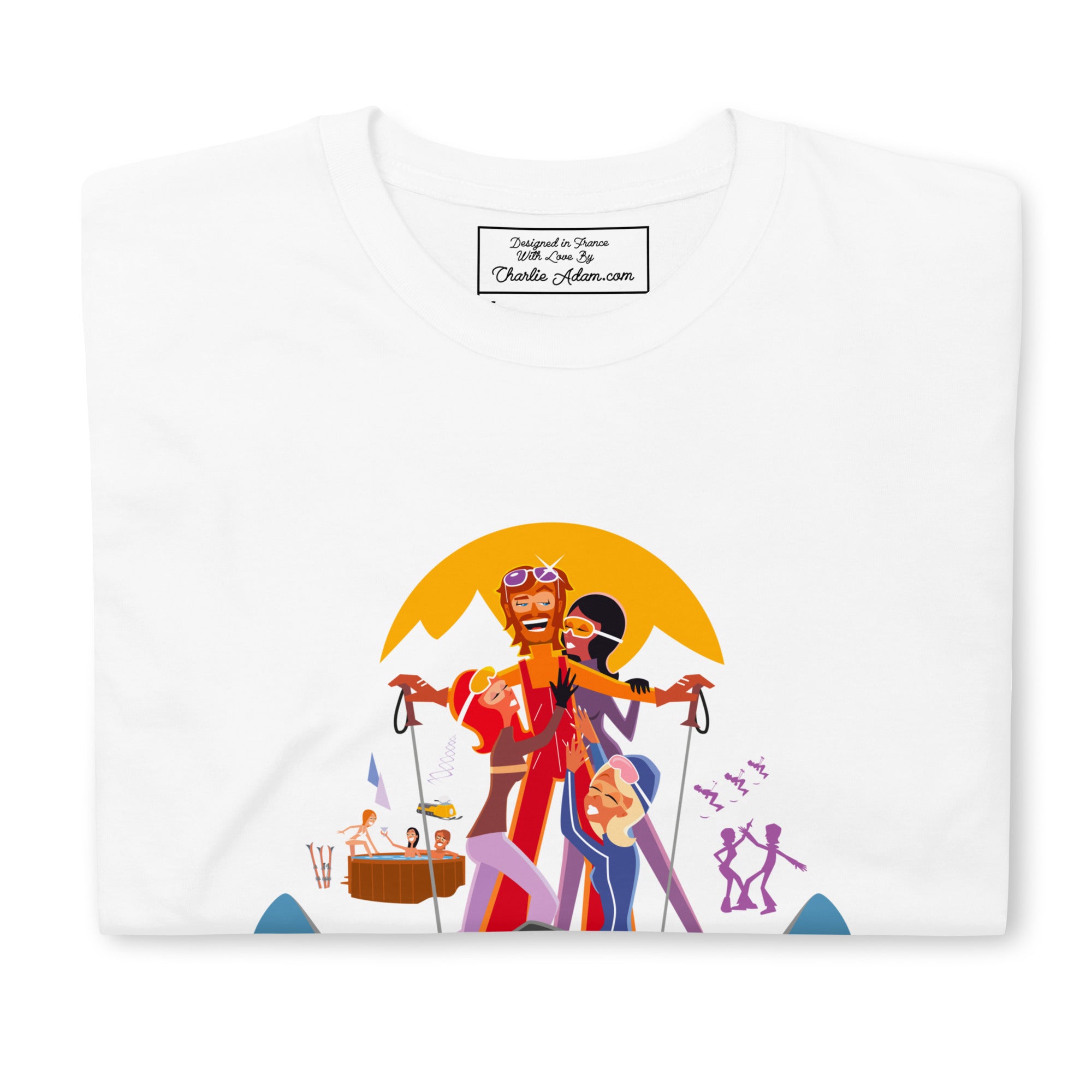 T-shirt softstyle en coton Love instructor First lesson free