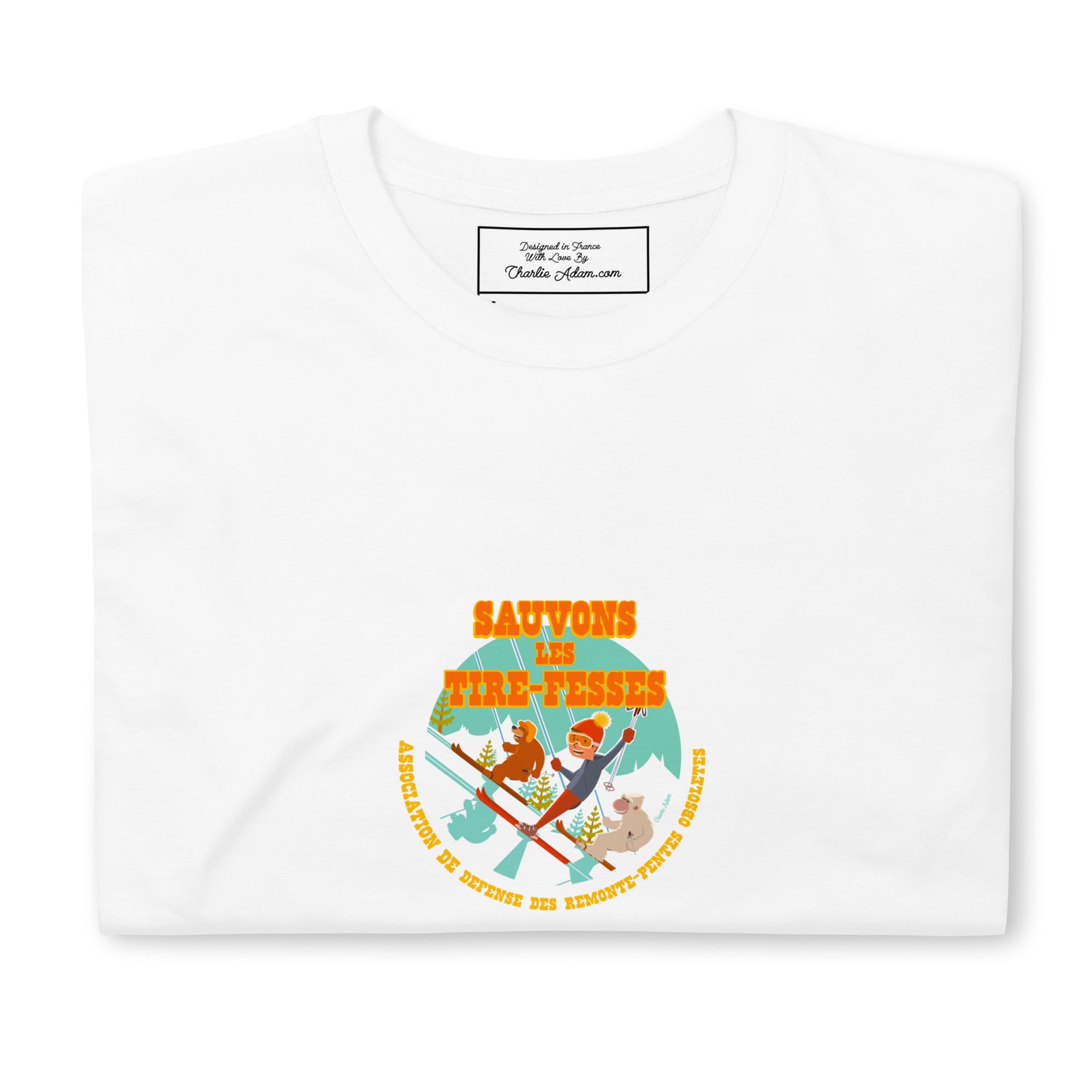 T-shirt softstyle en coton Sauvons les Tires-fesses