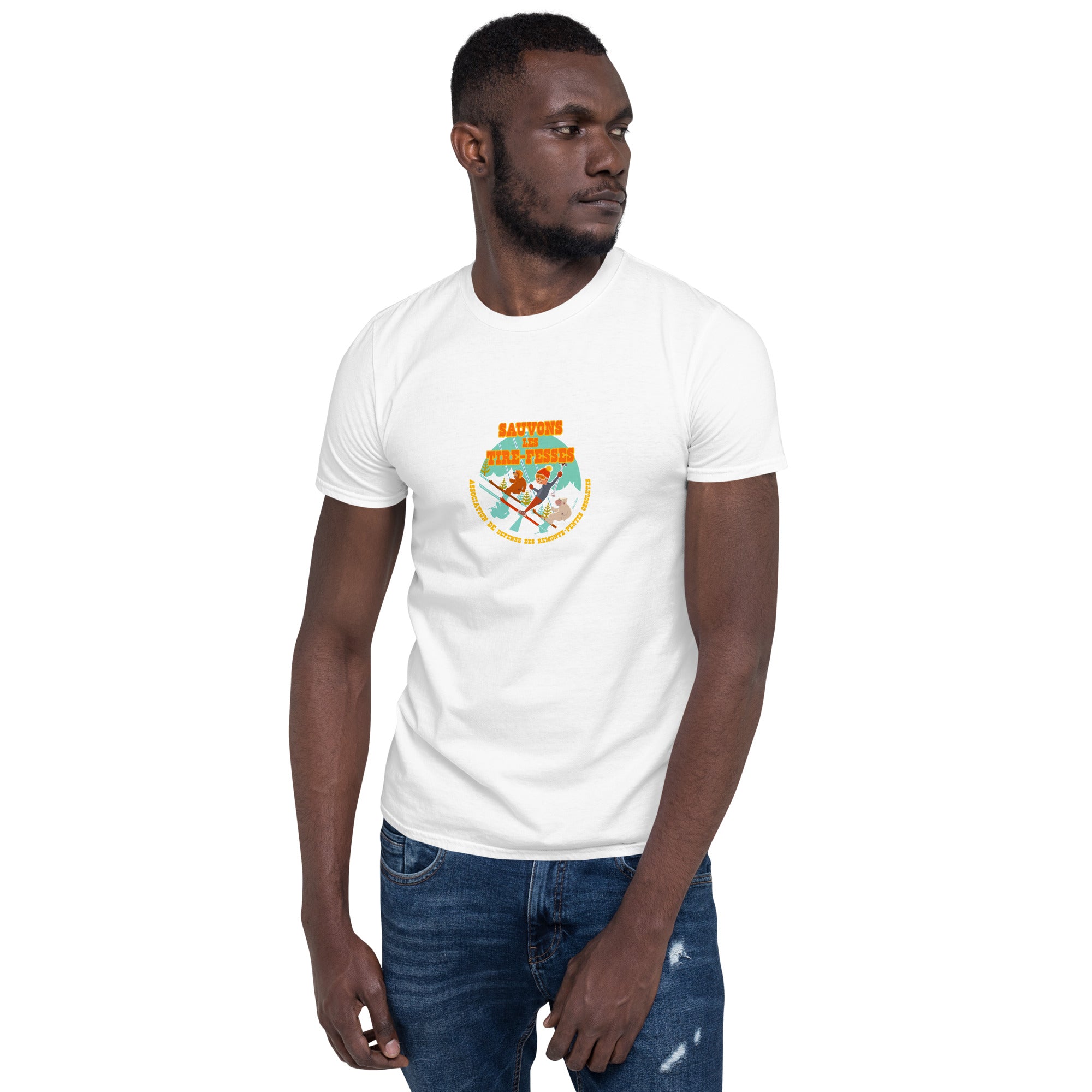 T-shirt softstyle en coton Sauvons les Tires-fesses