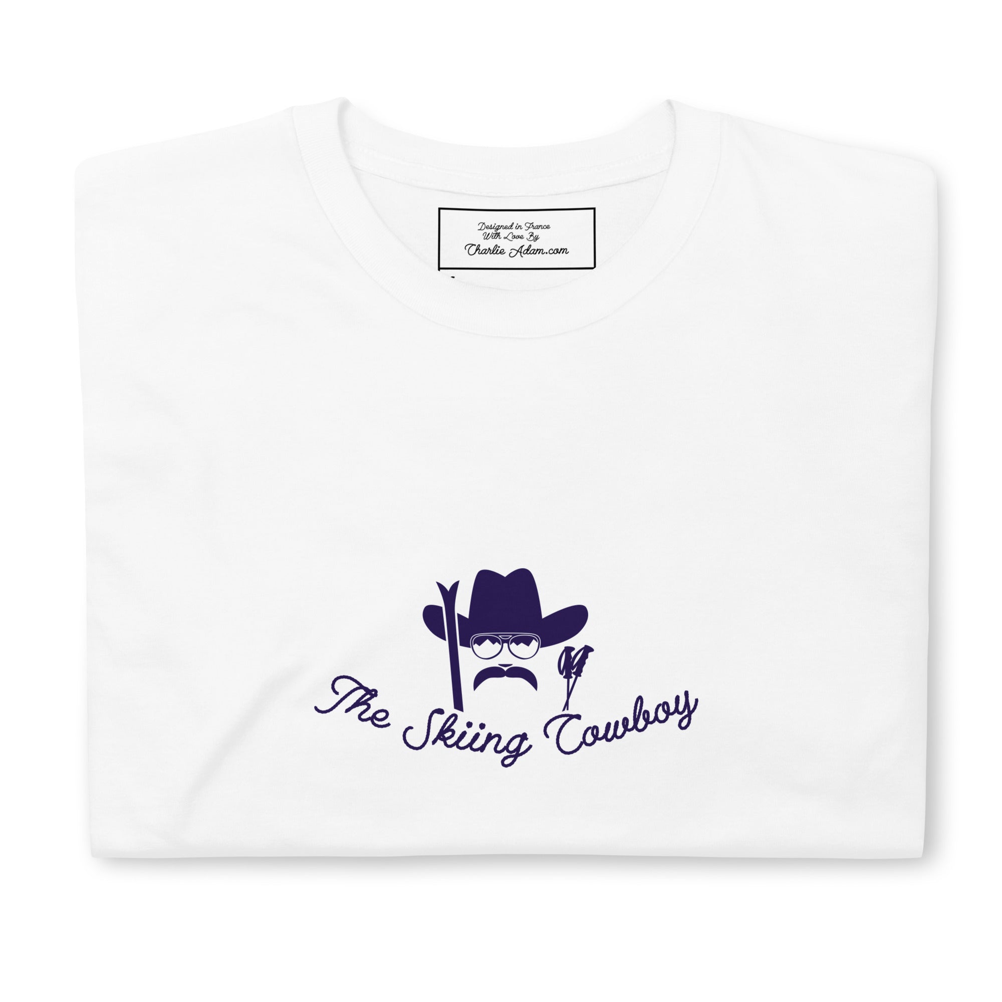 T-shirt softstyle en coton Ski Fight at OK Corral Silhouette