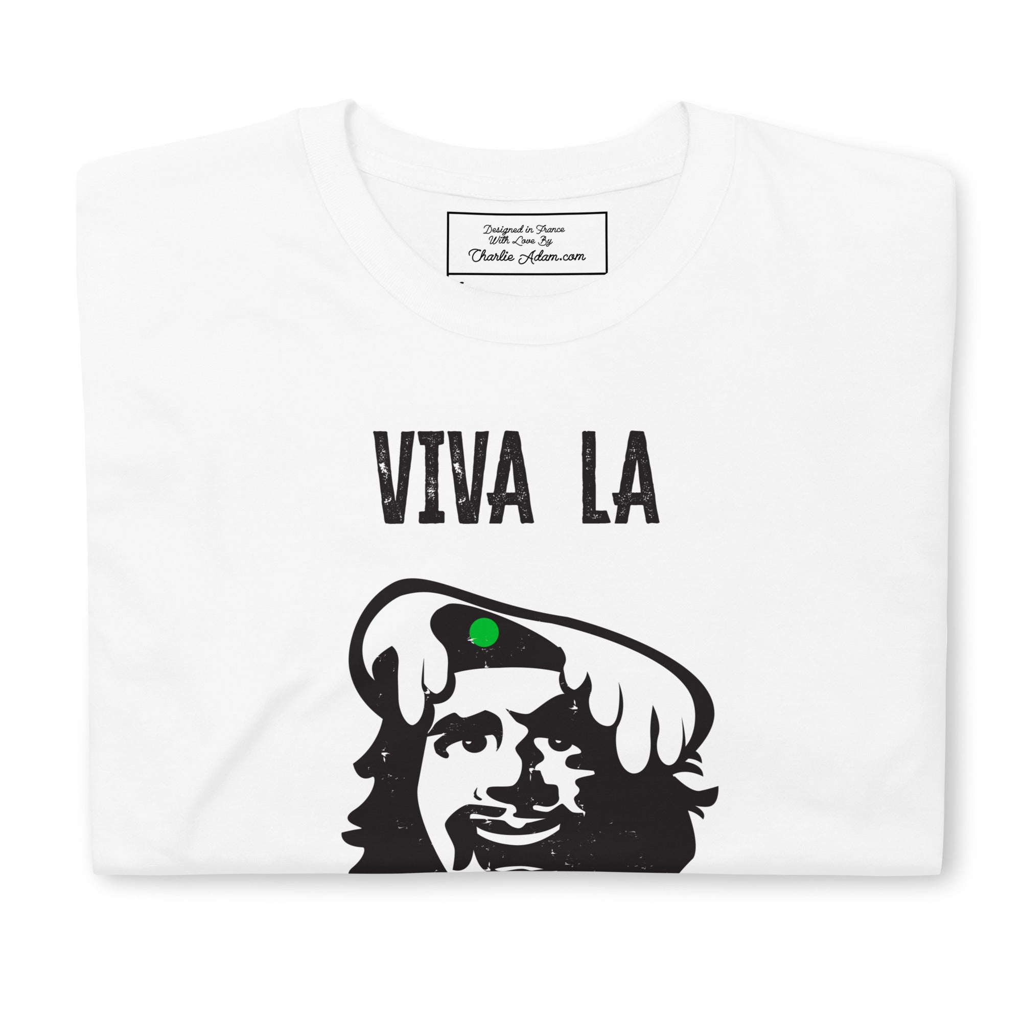 T-shirt softstyle en coton Le Che Savoyard Viva la Rebolochon Foncé