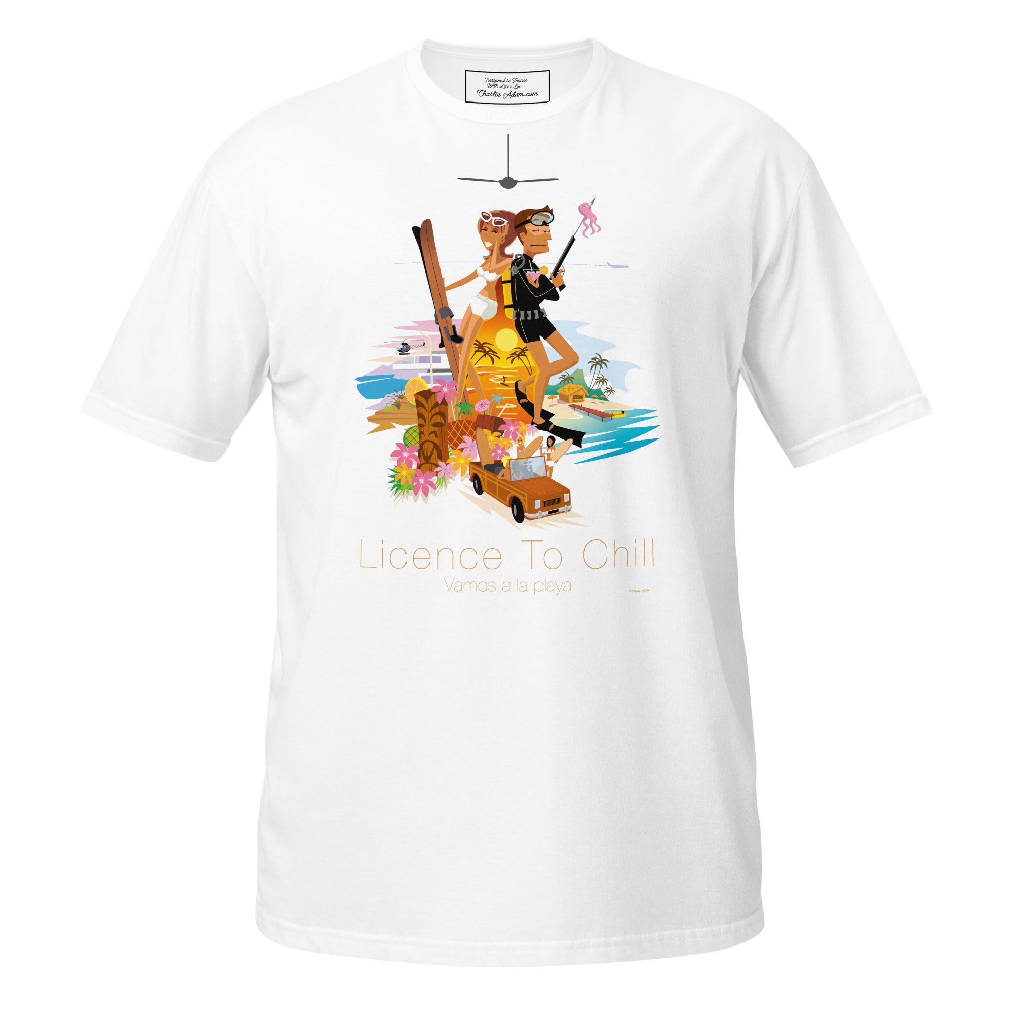 Softstyle Cotton T-Shirt License to Chill Vamos a la Playa