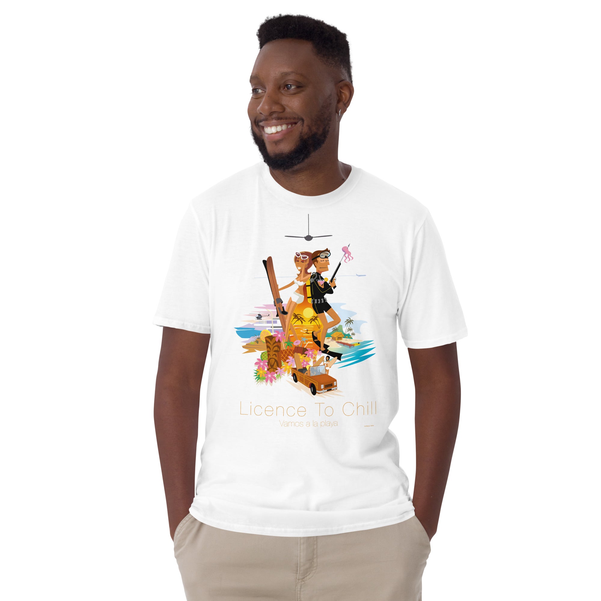 Softstyle Cotton T-Shirt License to Chill Vamos a la Playa