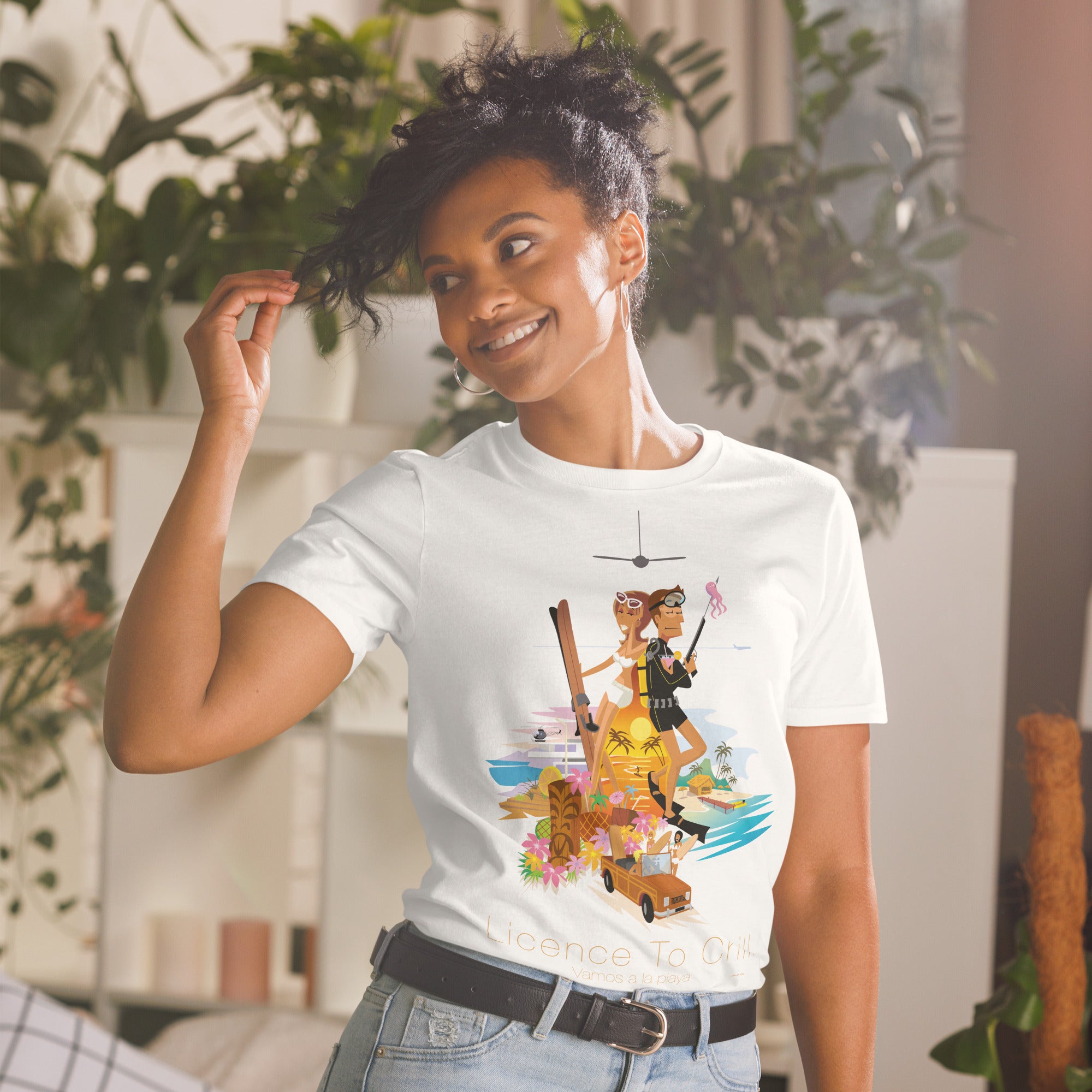 Softstyle Cotton T-Shirt License to Chill Vamos a la Playa