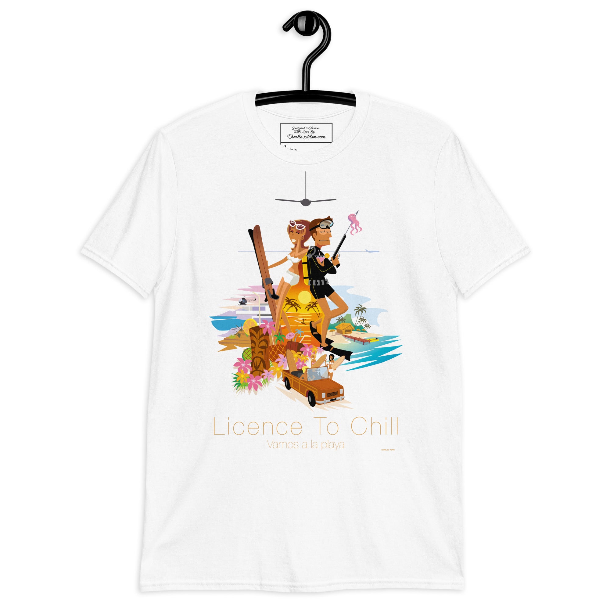 Softstyle Cotton T-Shirt License to Chill Vamos a la Playa
