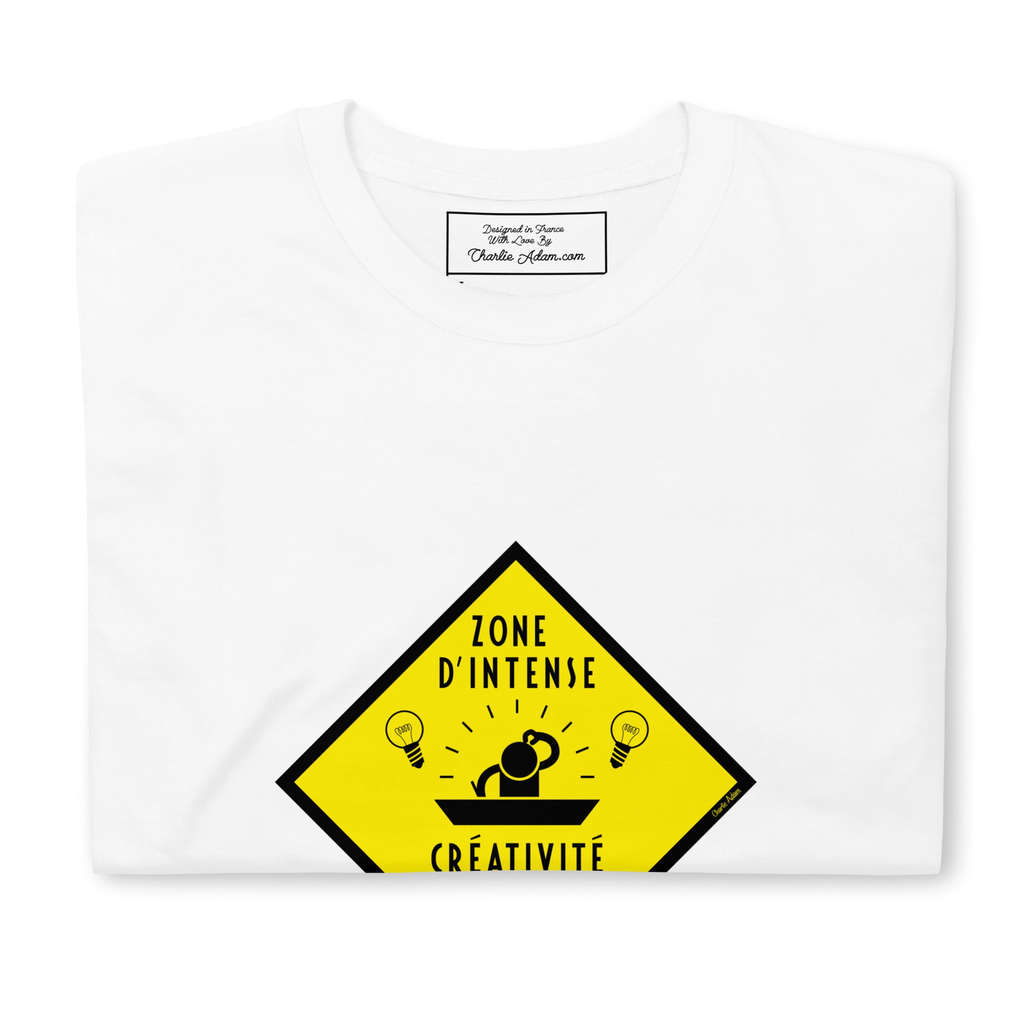 T-shirt softstyle en coton Zone d'intense créativité, Ne pas déranger