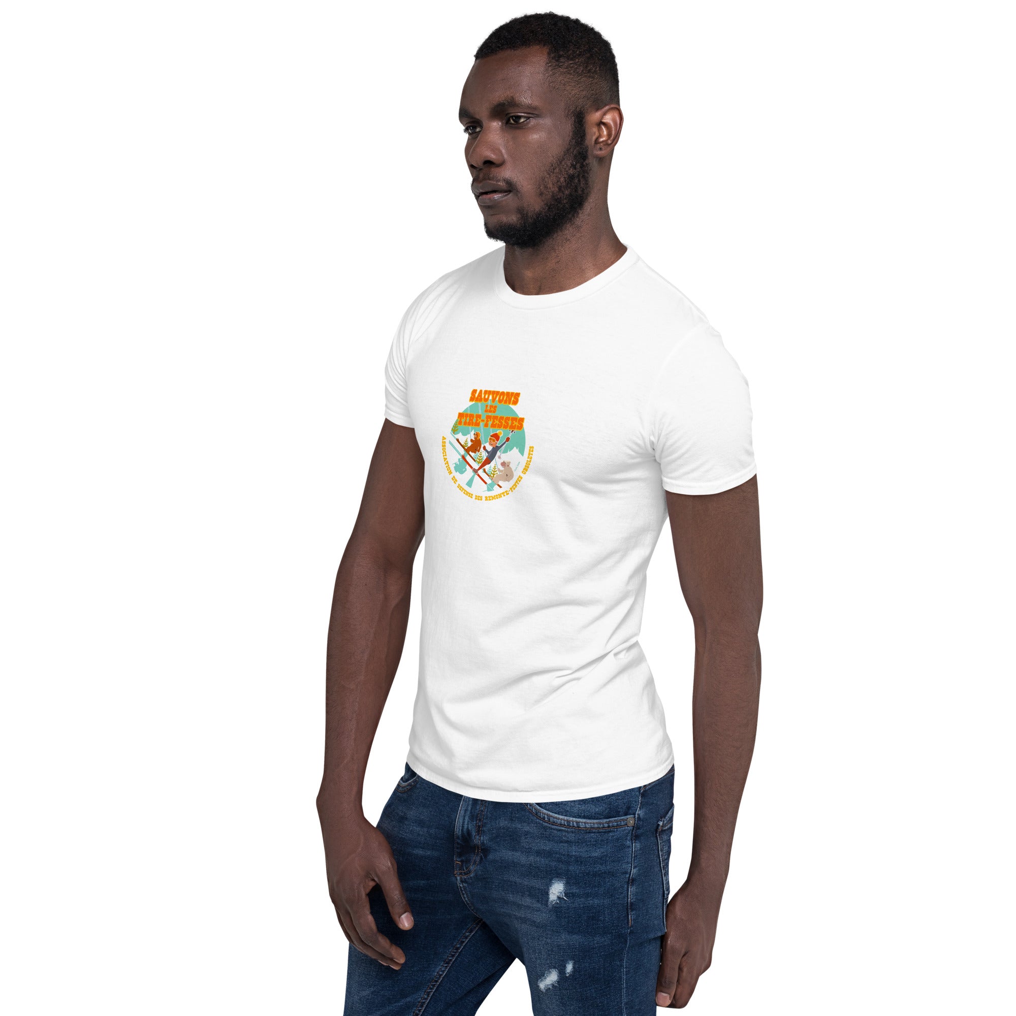 T-shirt softstyle en coton Sauvons les Tires-fesses