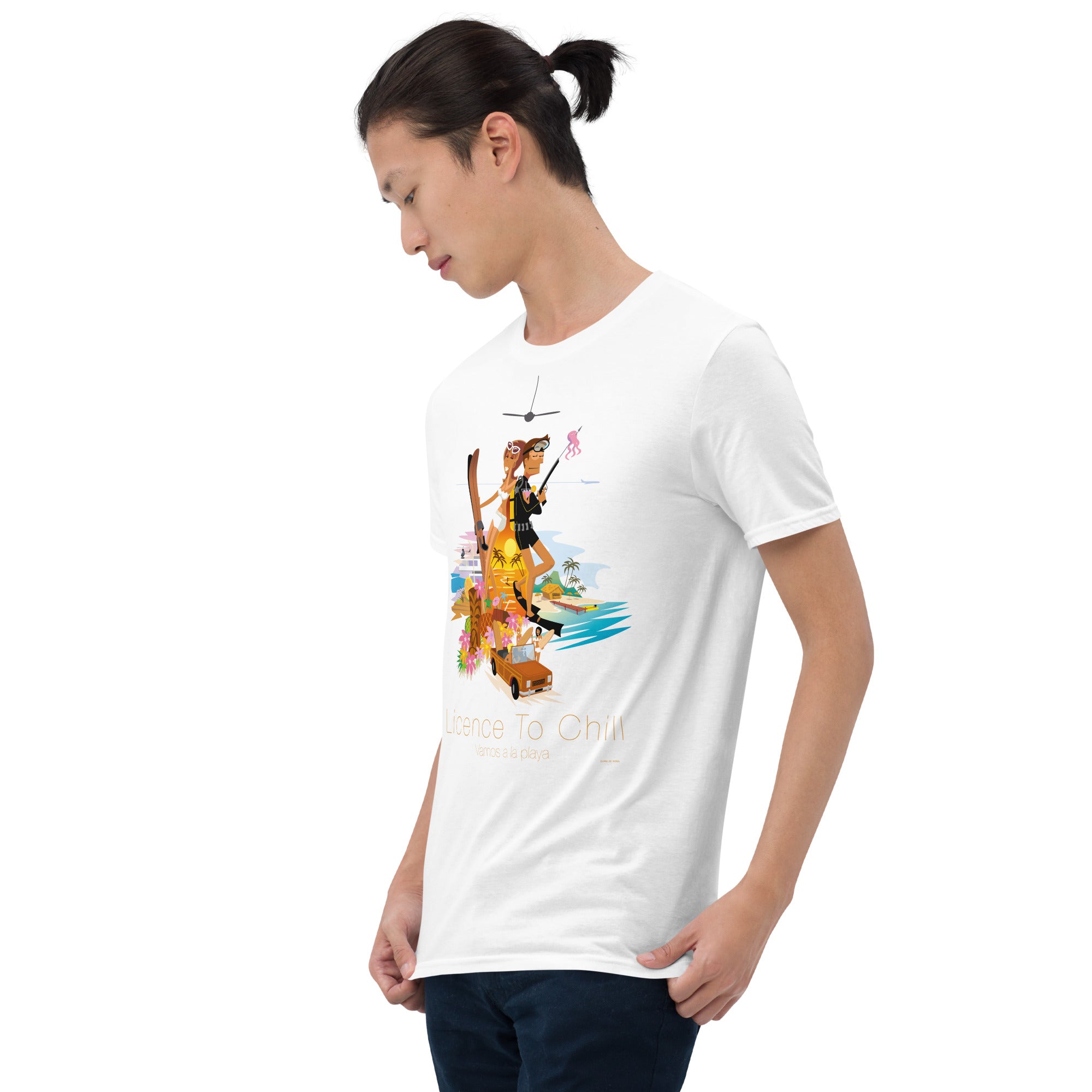 Softstyle Cotton T-Shirt License to Chill Vamos a la Playa