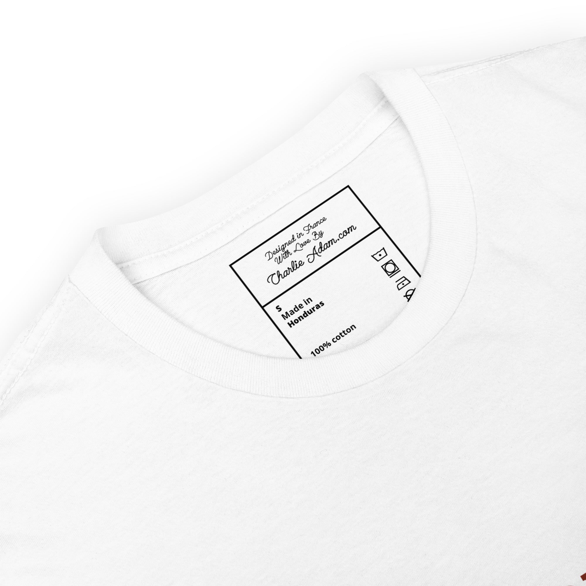 Softstyle Cotton T-Shirt Ski Bum dark text
