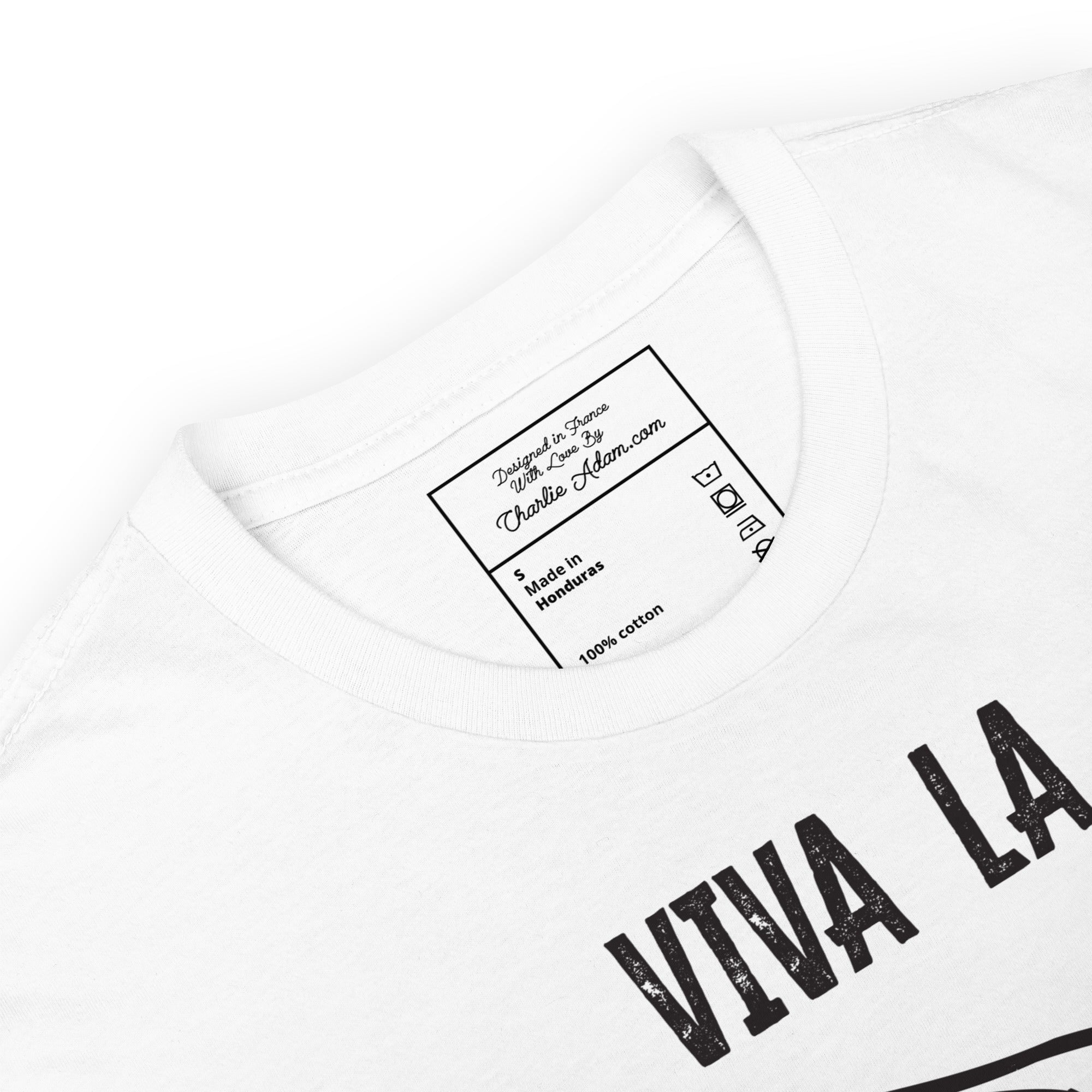 T-shirt softstyle en coton Le Che Savoyard Viva la Rebolochon Foncé