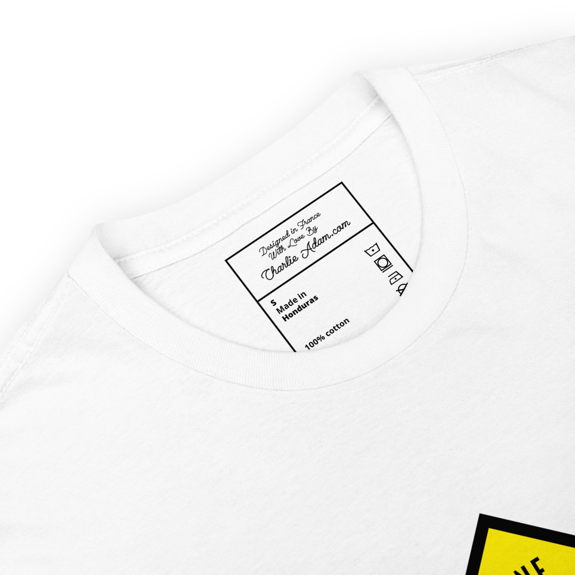 T-shirt softstyle en coton Zone d'intense créativité, Ne pas déranger