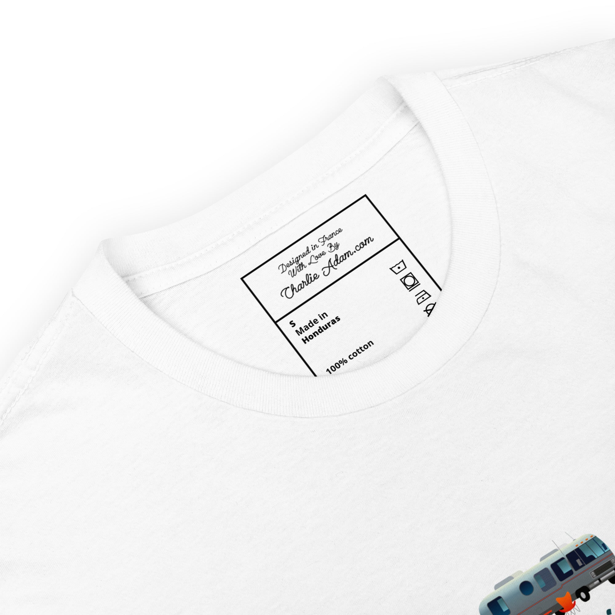 Softstyle Cotton T-Shirt Square Vintage Campers