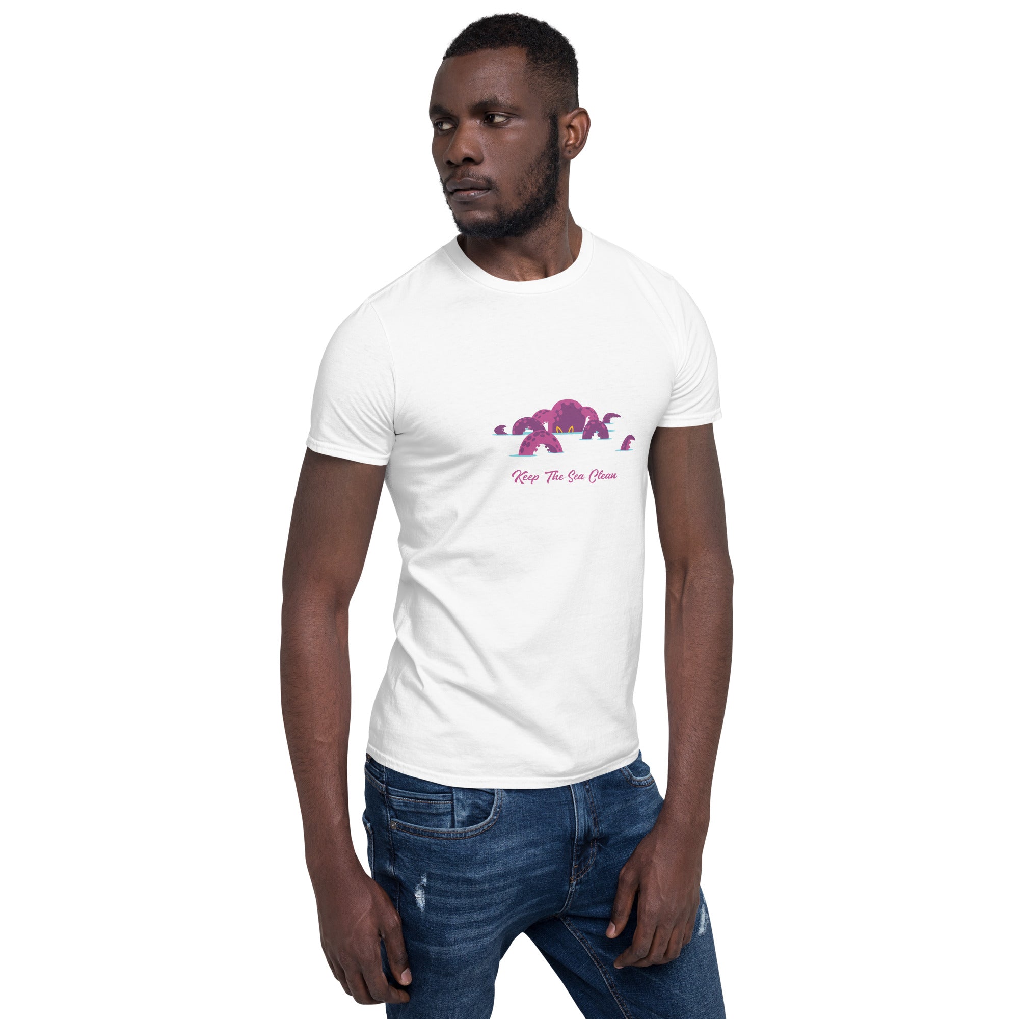 T-shirt softstyle en coton Octopus Purple