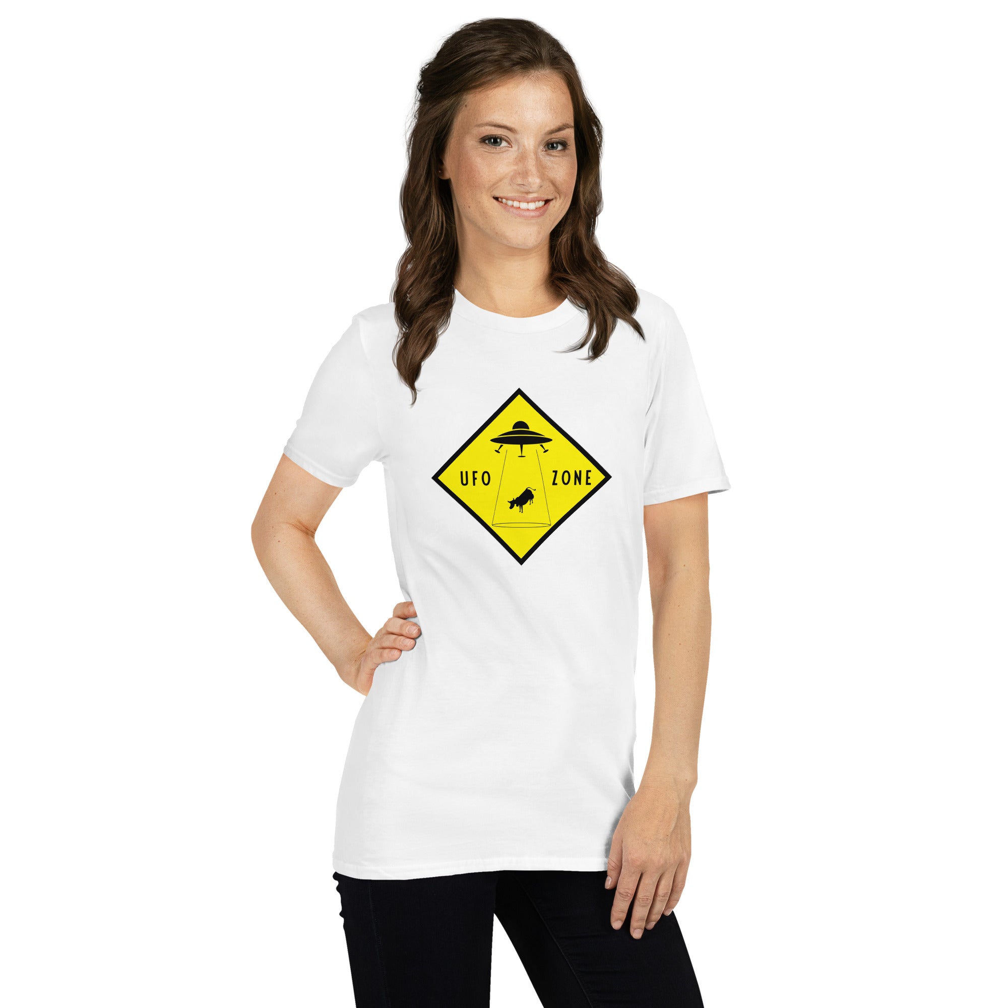 T-shirt softstyle en coton UFO Zone