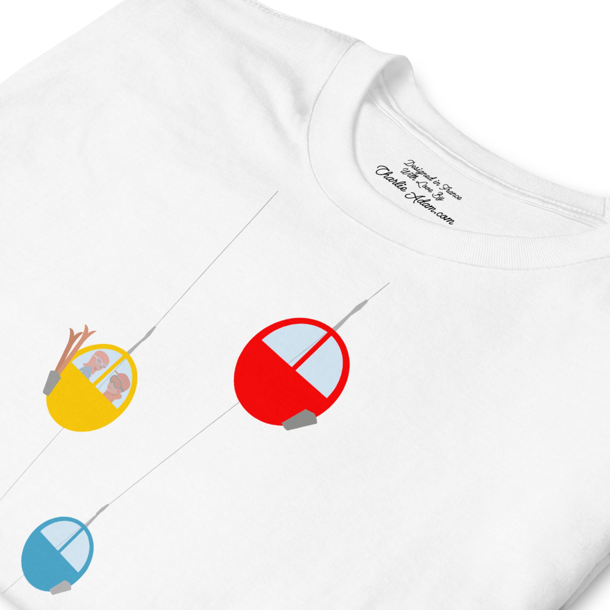 T-shirt softstyle en coton Gondolas in the mist