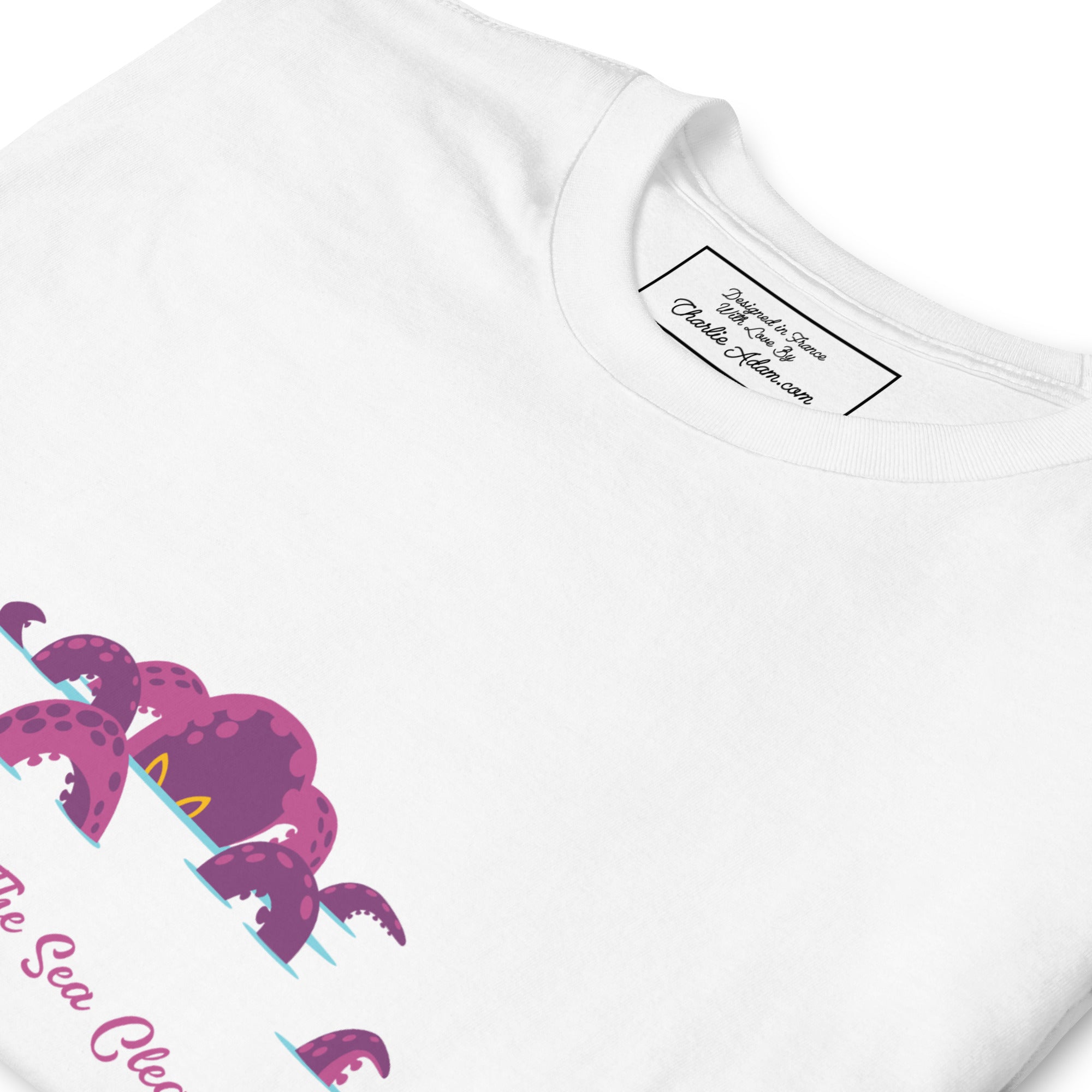 T-shirt softstyle en coton Octopus Purple