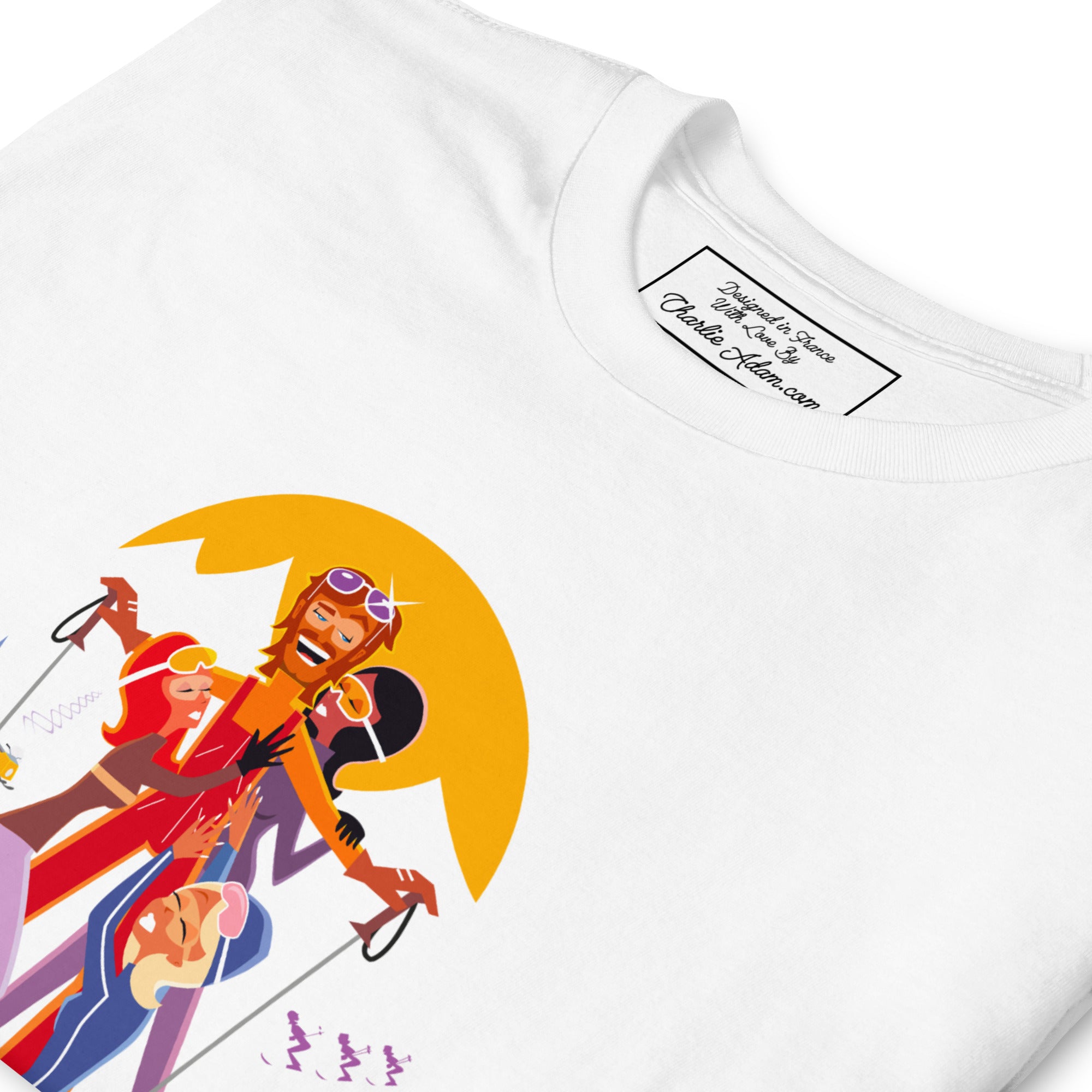 T-shirt softstyle en coton Love instructor First lesson free