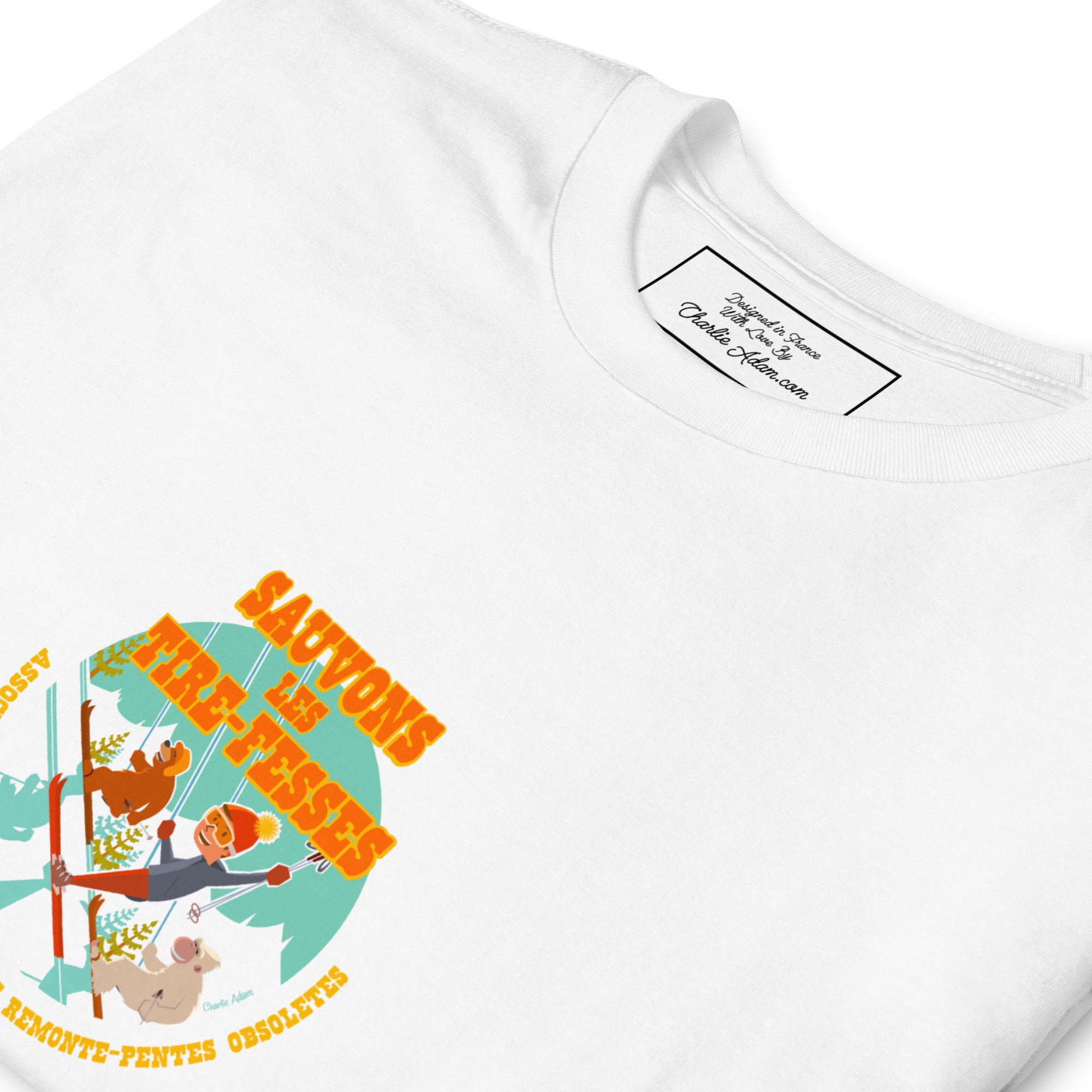 T-shirt softstyle en coton Sauvons les Tires-fesses