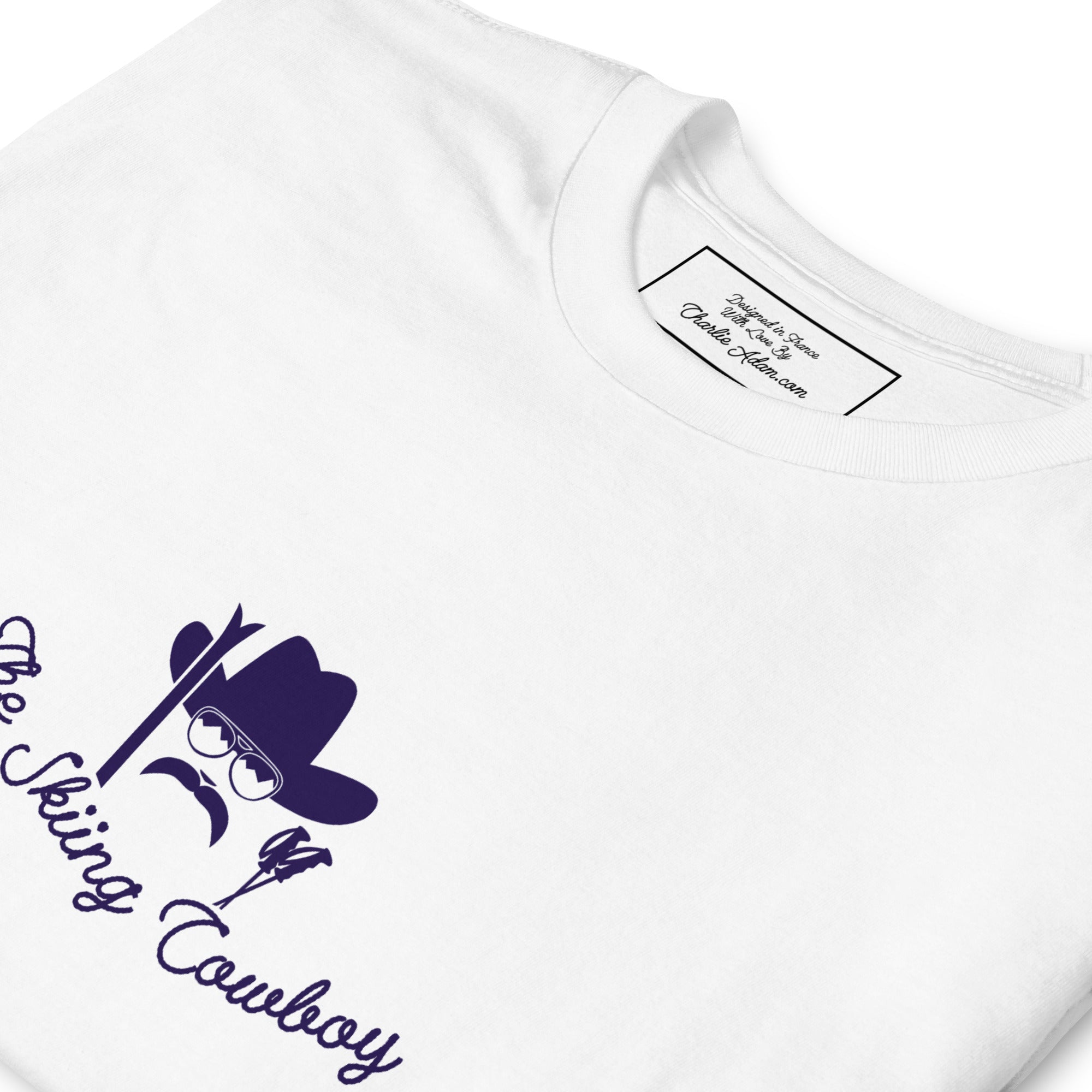 T-shirt softstyle en coton Ski Fight at OK Corral Silhouette