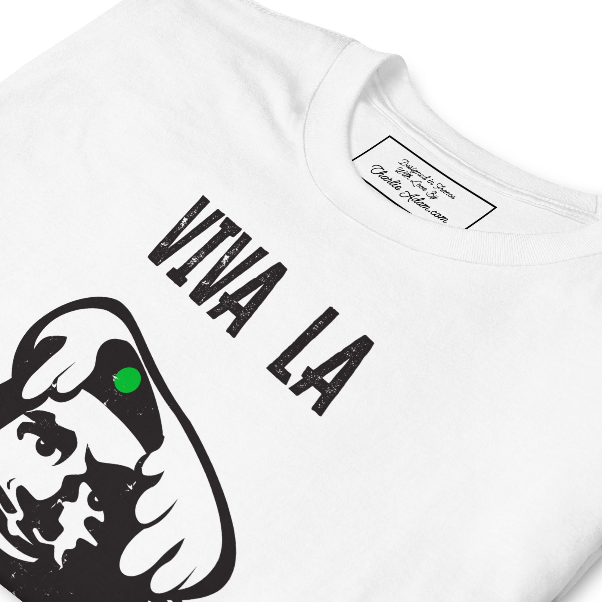 T-shirt softstyle en coton Le Che Savoyard Viva la Rebolochon Foncé