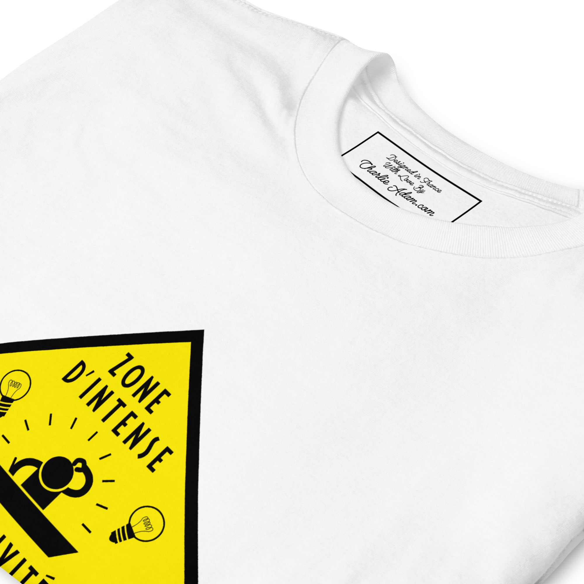 T-shirt softstyle en coton Zone d'intense créativité, Ne pas déranger