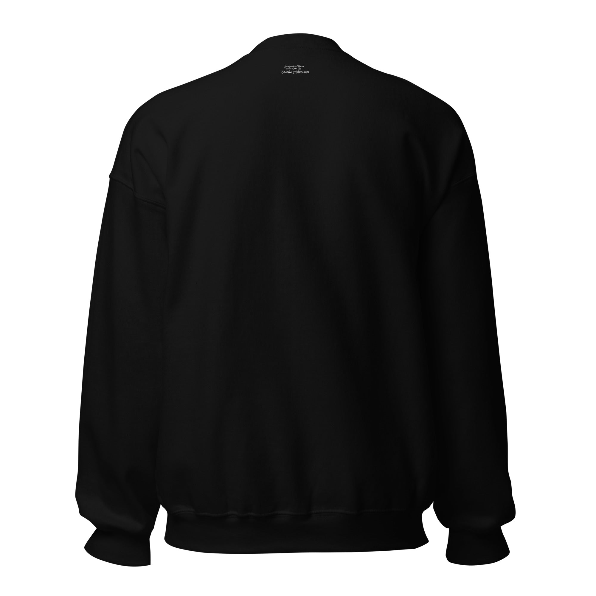 Unisex Sweatshirt Vespa Girl in St Tropez on dark colors