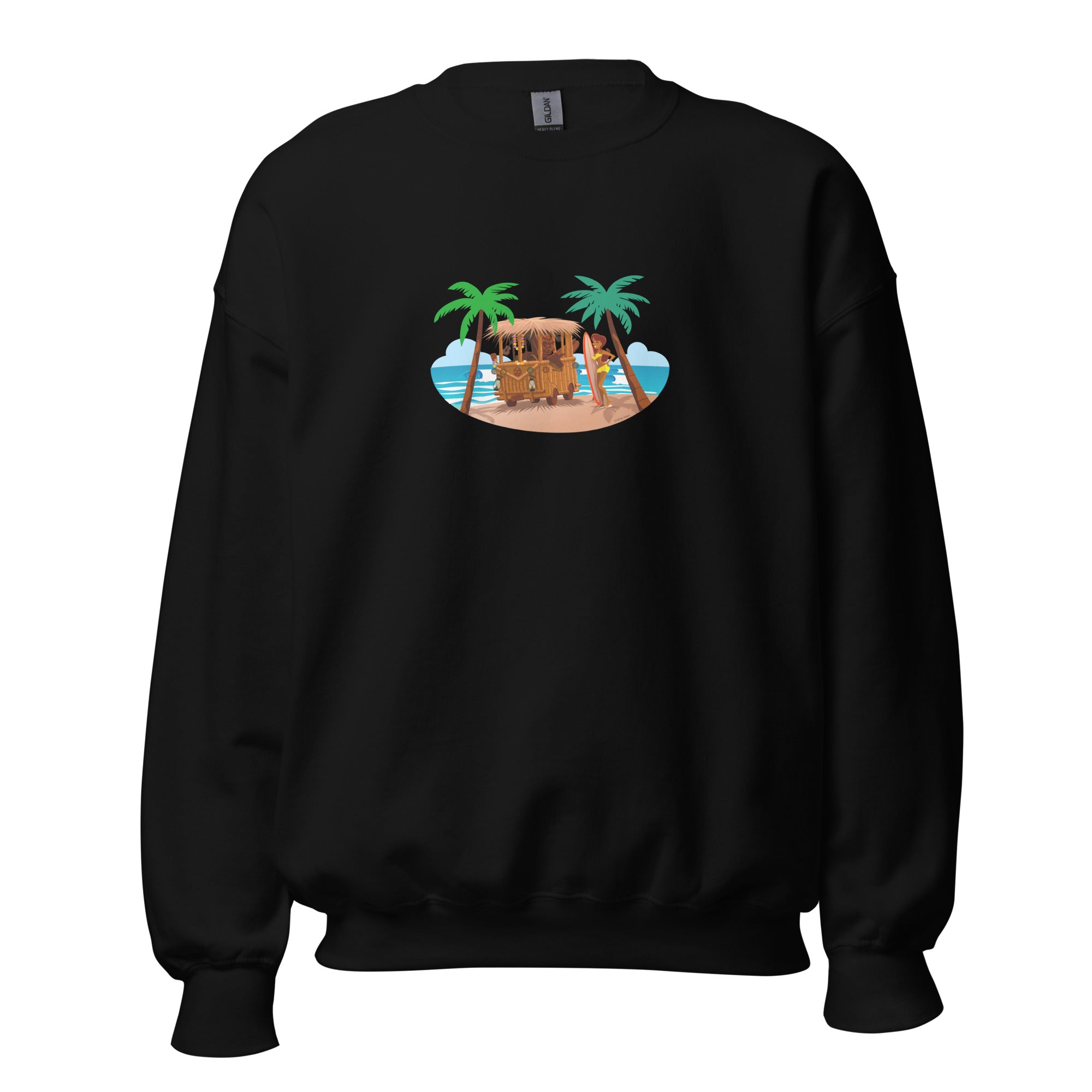 Unisex Sweatshirt Tiki Kombi on dark colors