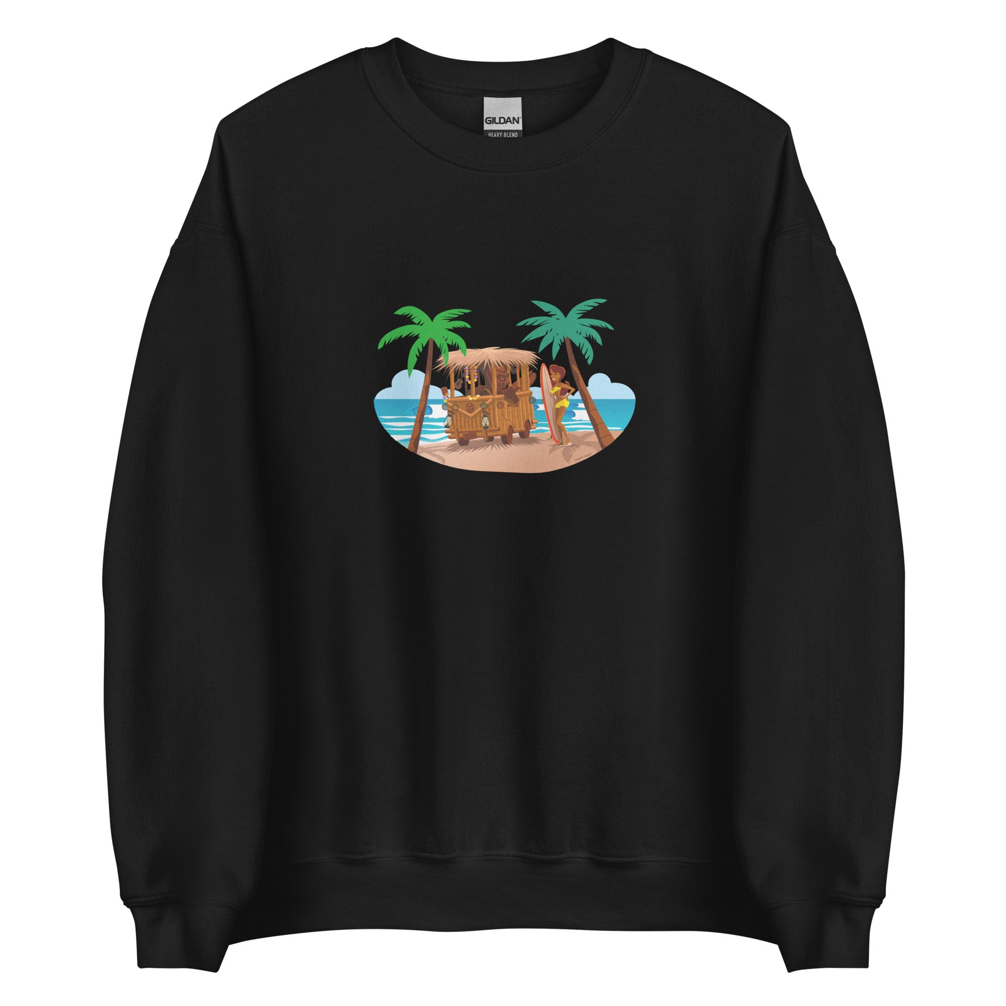Unisex Sweatshirt Tiki Kombi on dark colors