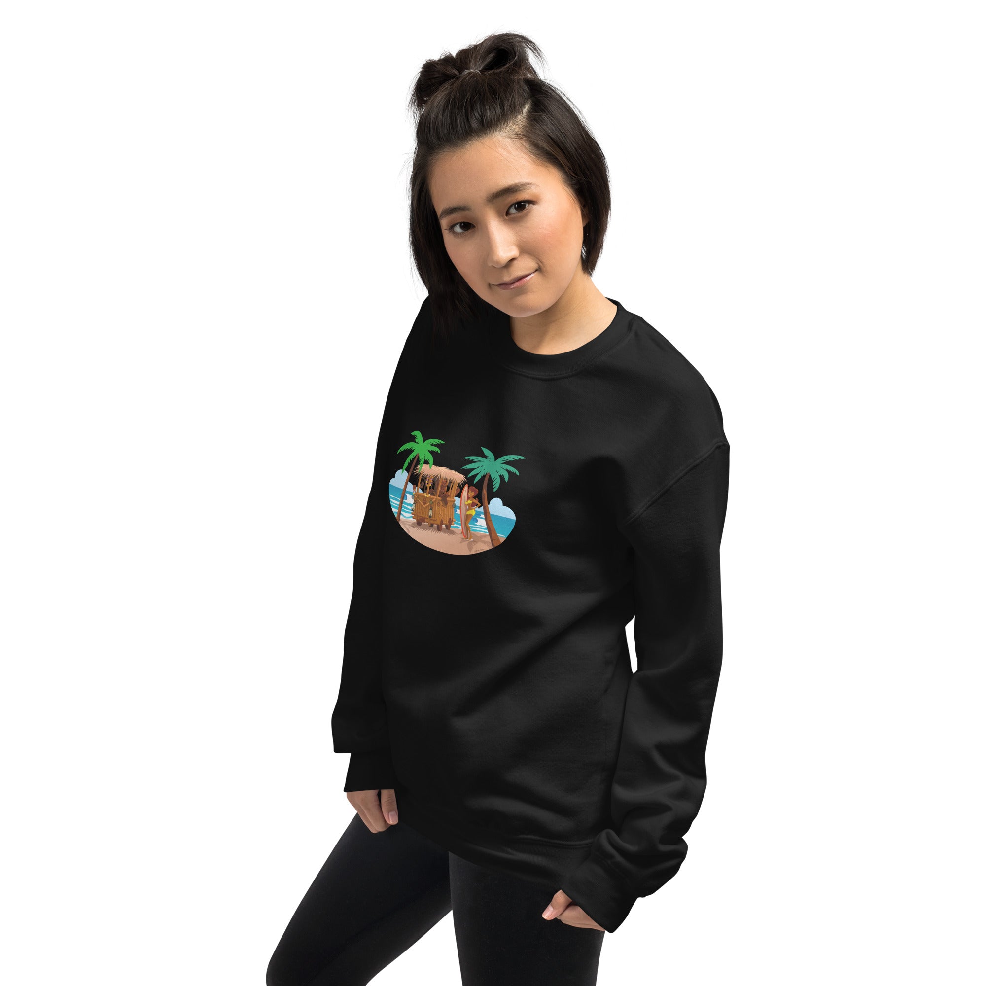 Unisex Sweatshirt Tiki Kombi on dark colors