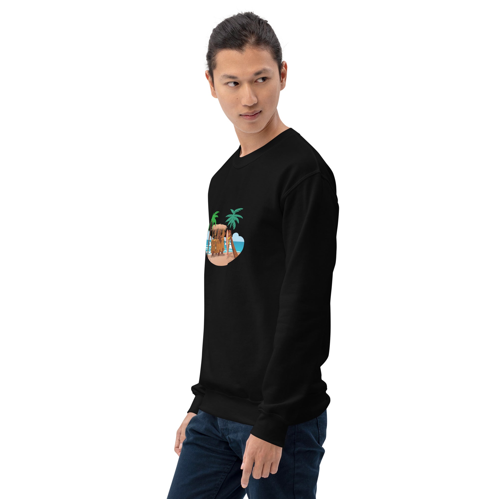 Unisex Sweatshirt Tiki Kombi on dark colors