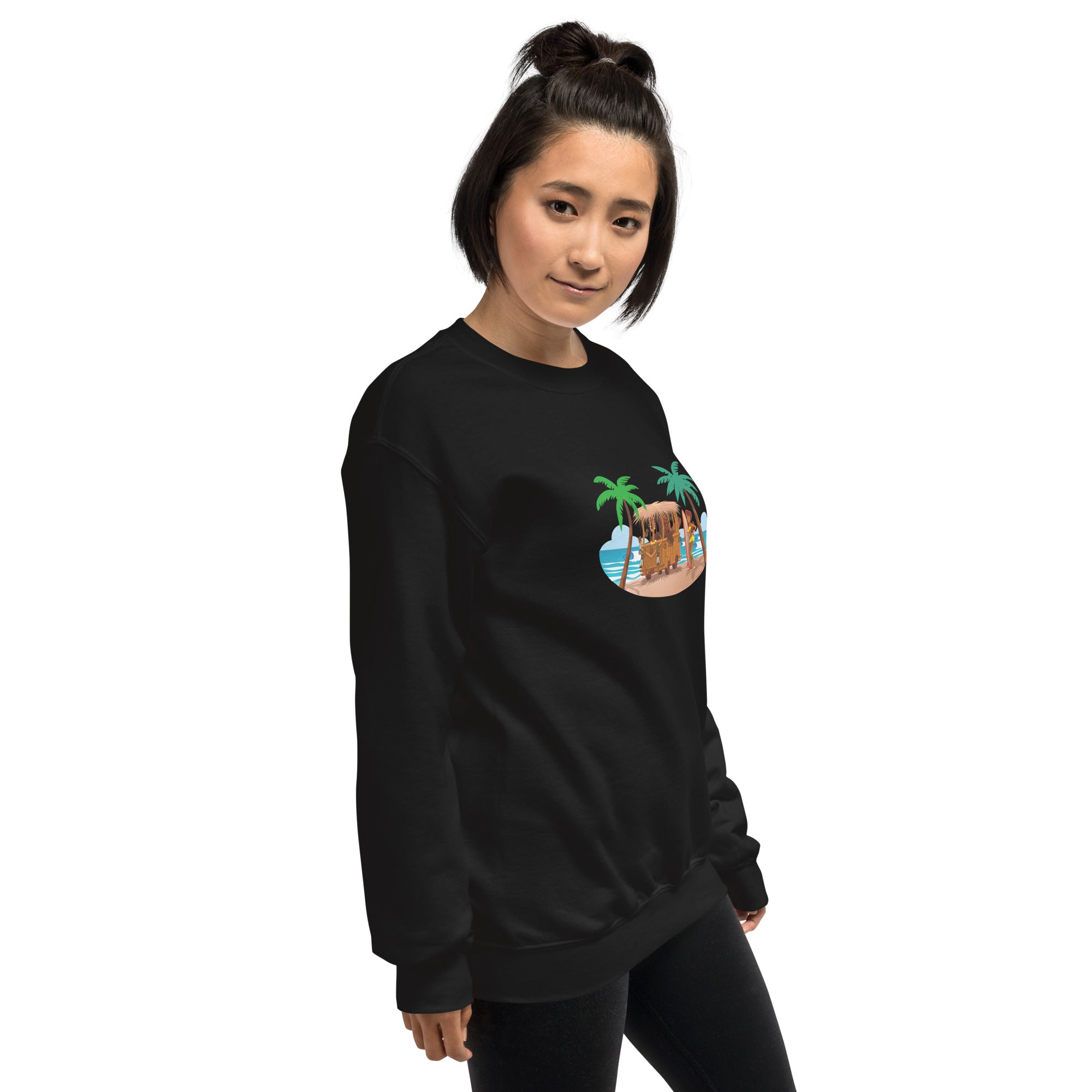 Unisex Sweatshirt Tiki Kombi on dark colors