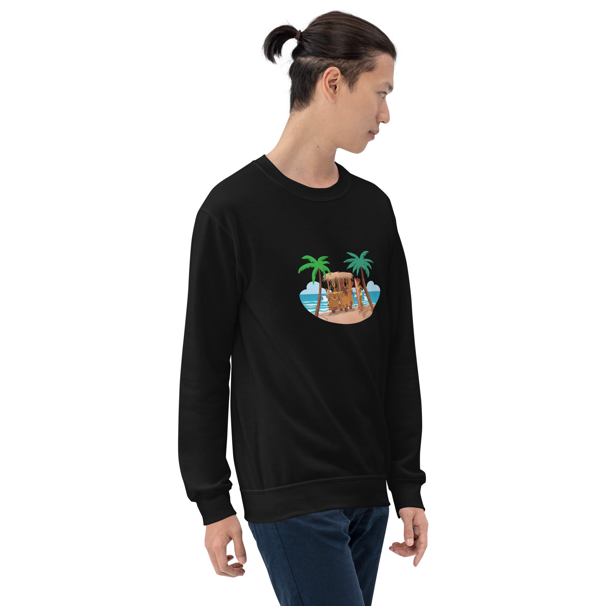 Unisex Sweatshirt Tiki Kombi on dark colors