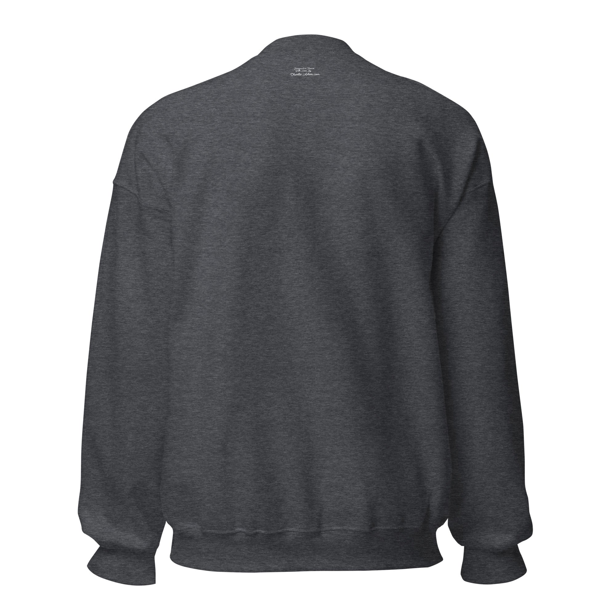 Unisex Sweatshirt Vespa Girl in St Tropez on dark colors
