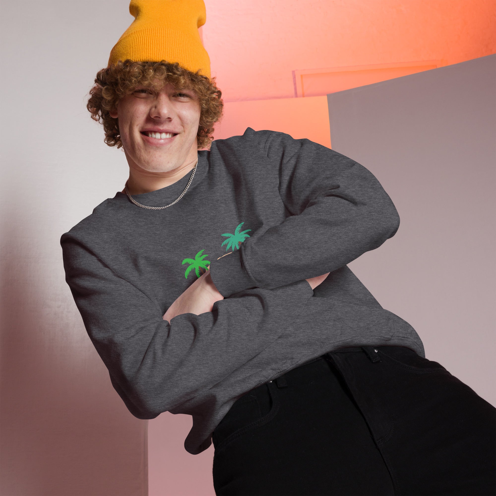 Unisex Sweatshirt Tiki Kombi on dark colors