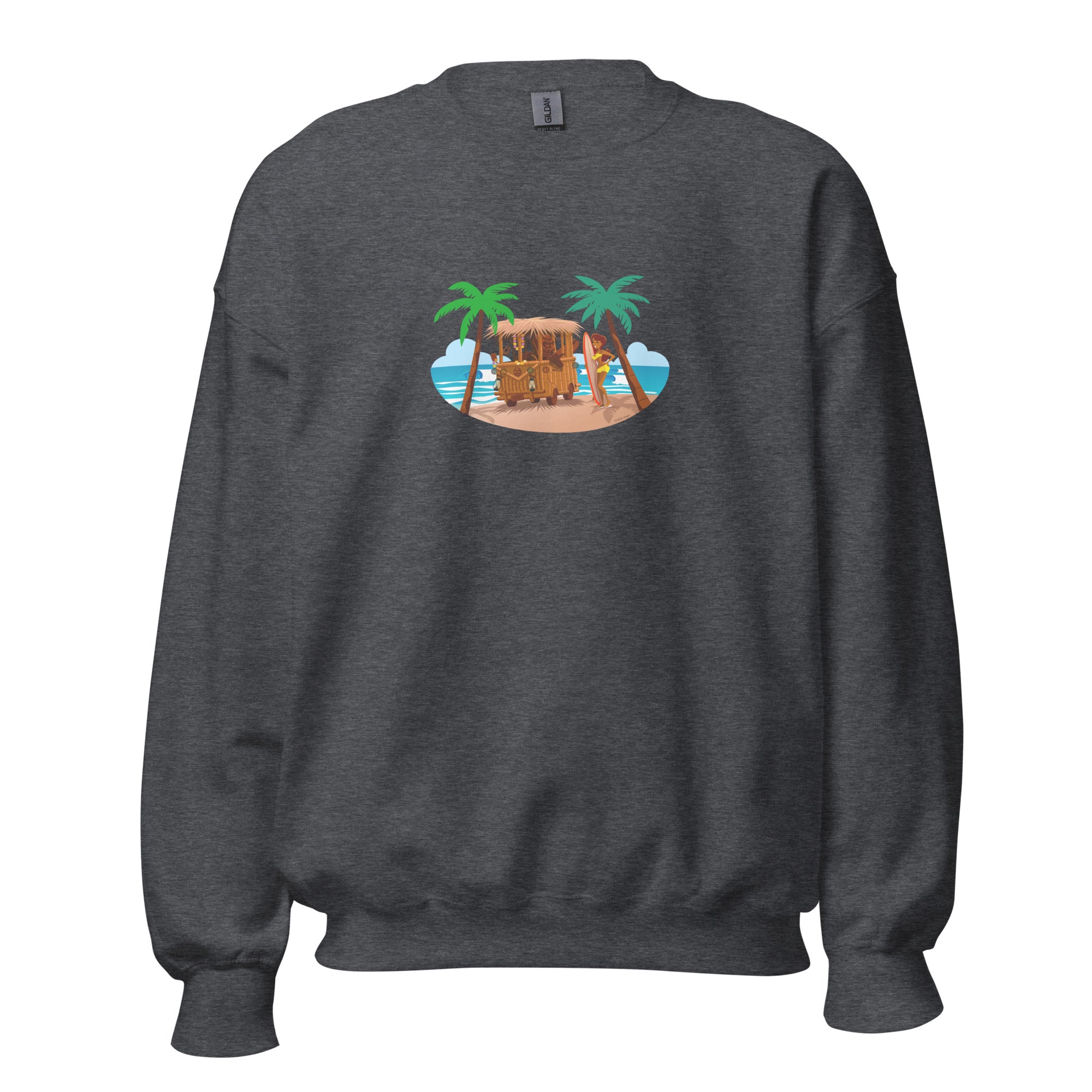 Unisex Sweatshirt Tiki Kombi on dark colors