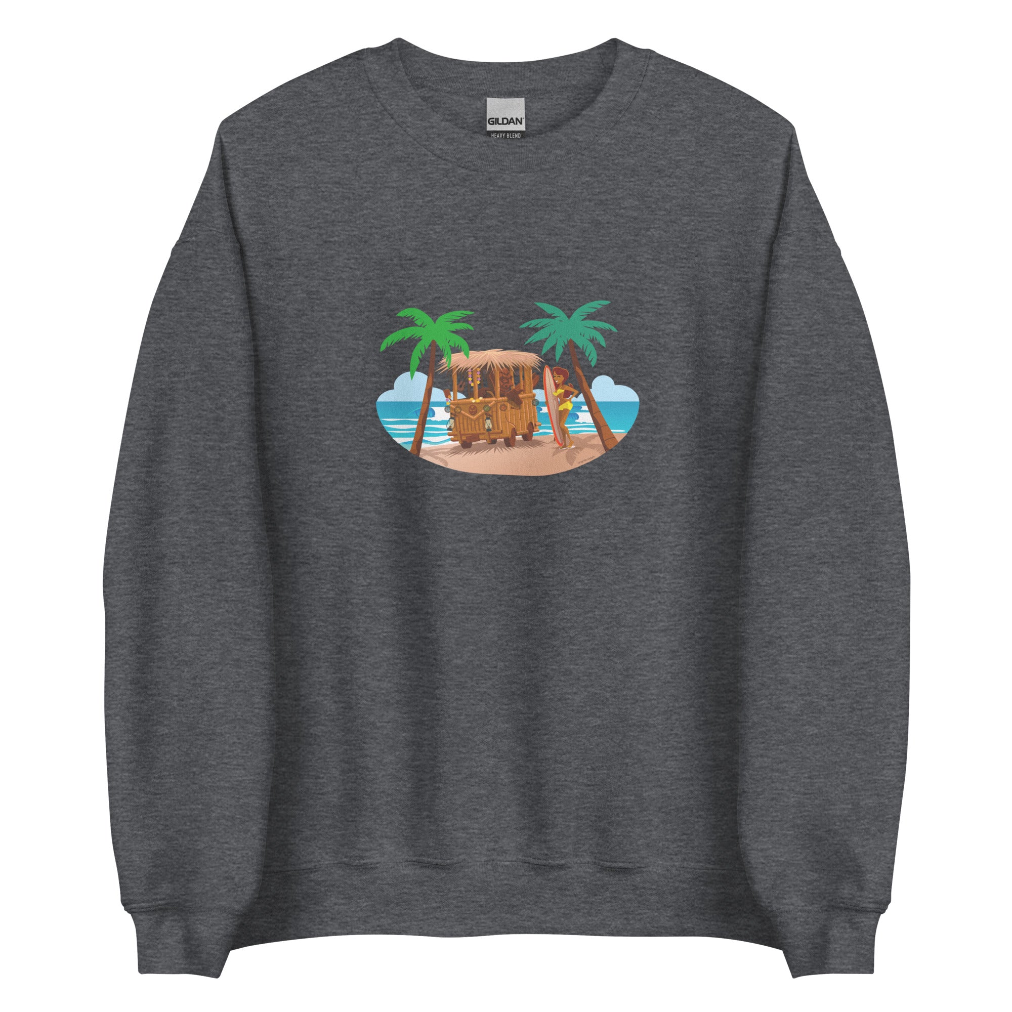 Unisex Sweatshirt Tiki Kombi on dark colors