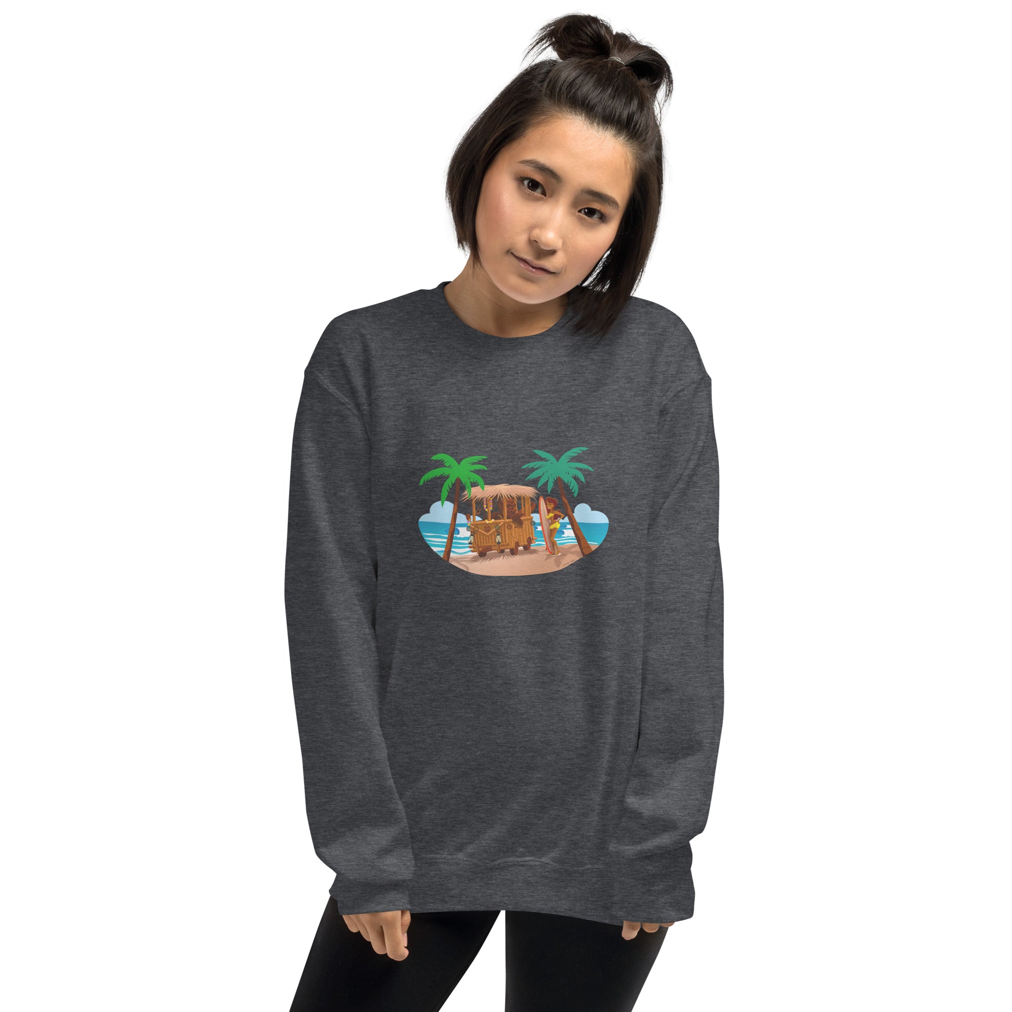 Unisex Sweatshirt Tiki Kombi on dark colors