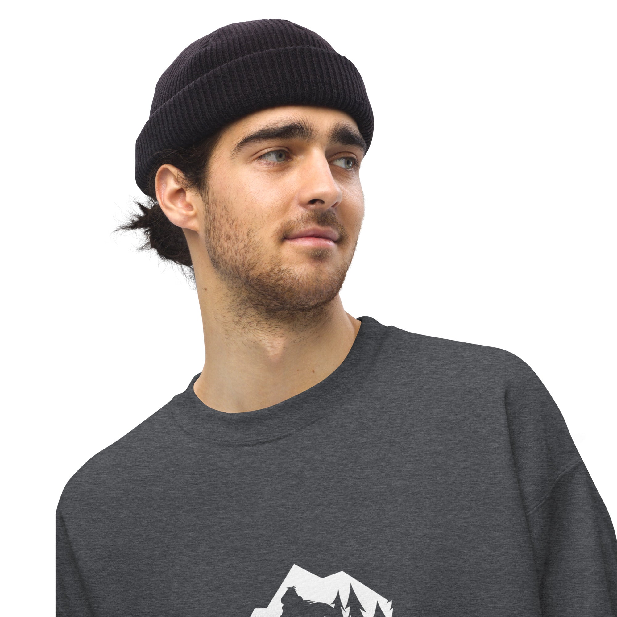 Unisex Sweatshirt Save the Yetis, Plant more Trees on dark colors