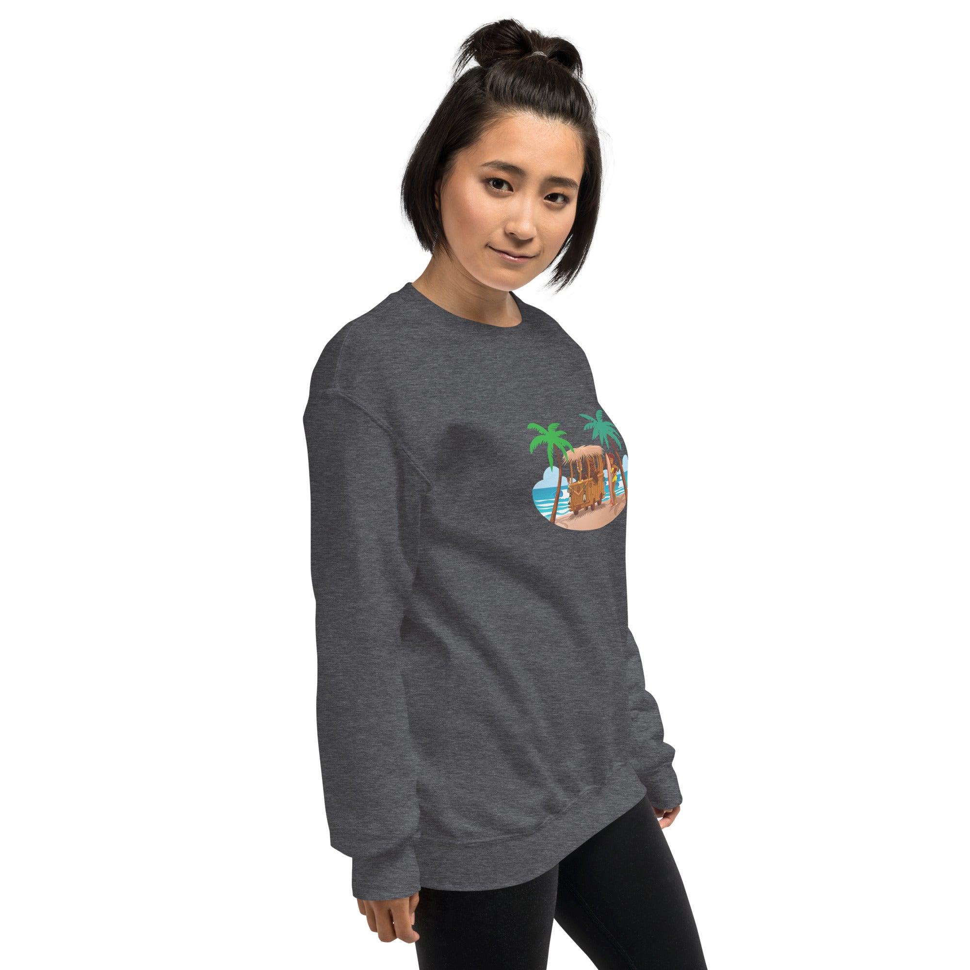 Unisex Sweatshirt Tiki Kombi on dark colors