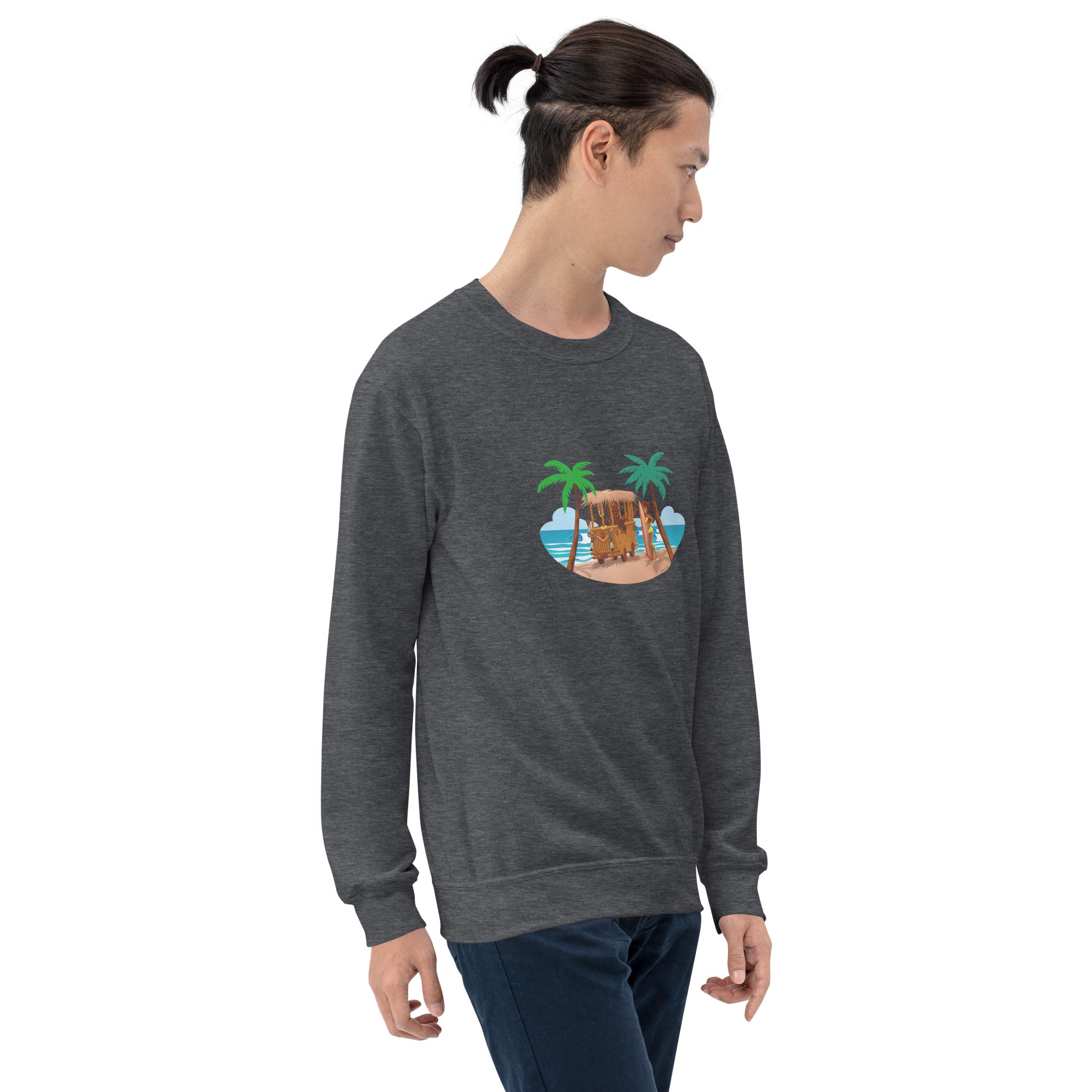 Unisex Sweatshirt Tiki Kombi on dark colors