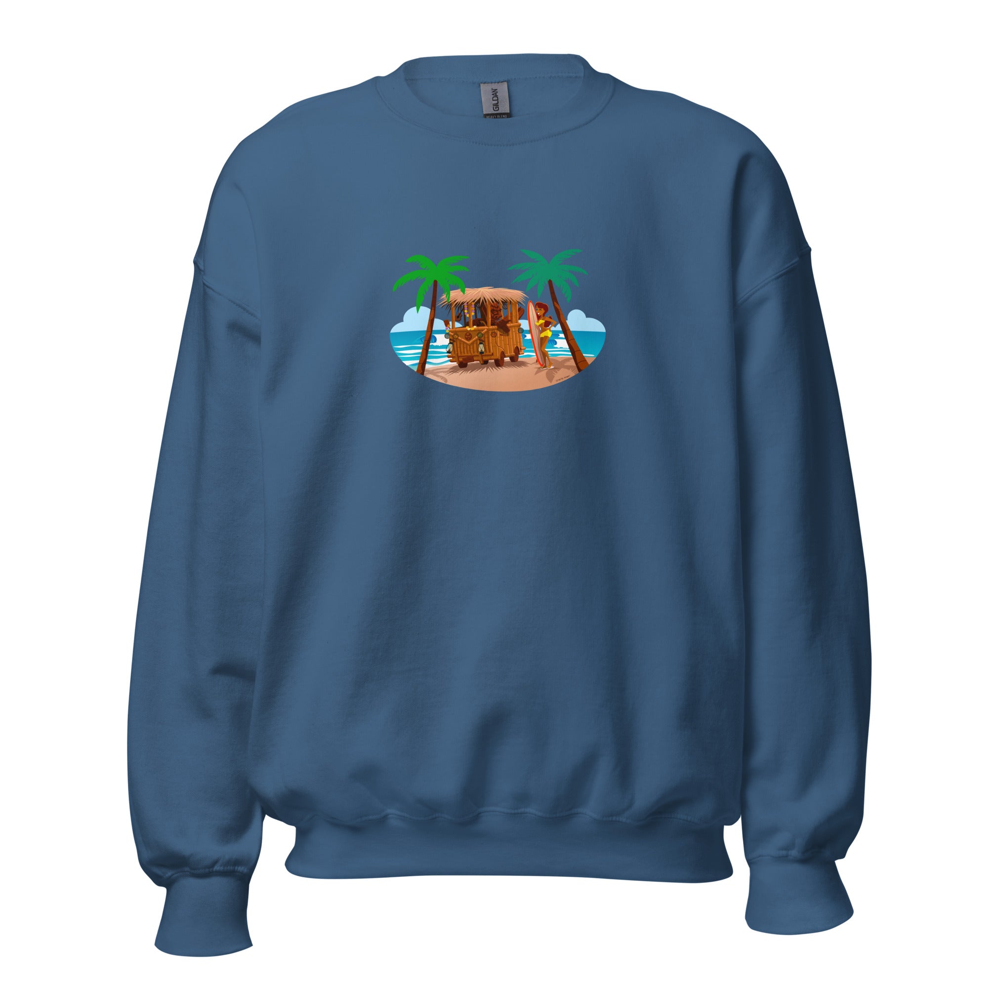 Unisex Sweatshirt Tiki Kombi on dark colors