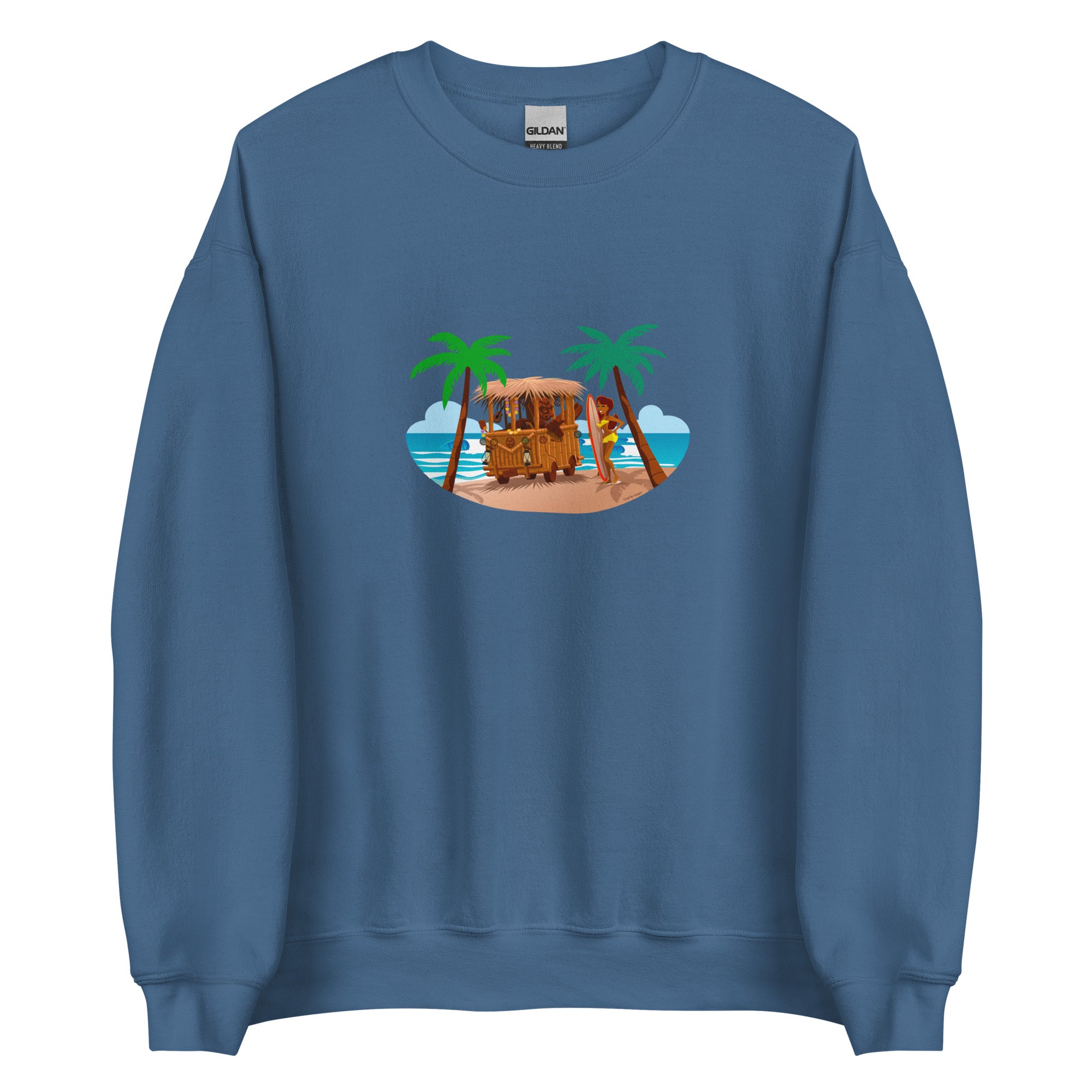 Unisex Sweatshirt Tiki Kombi on dark colors